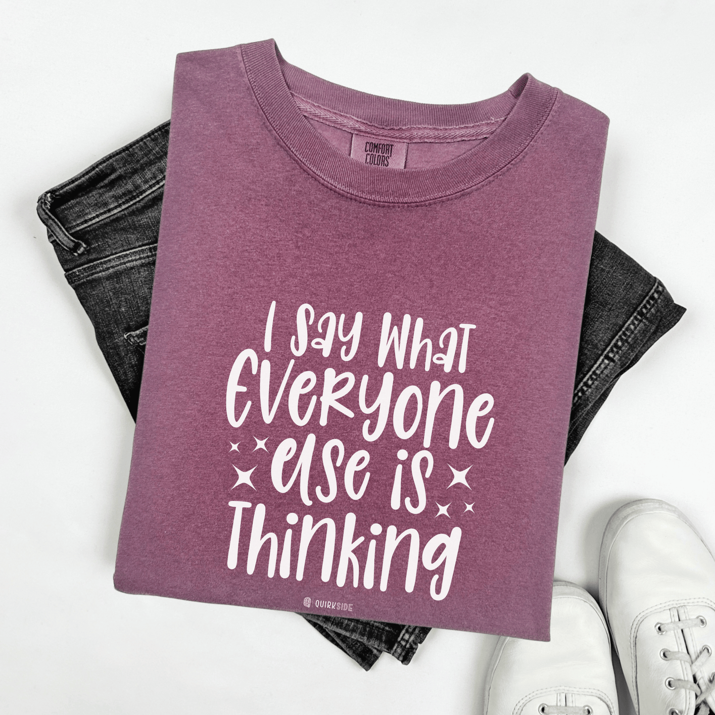 Funny Free Spirit Tee, Unisex Graphic T-shirt, Bold Statement Shirt, Sarcastic Tee, Cool Graphic Tee, Unique Gift Shirt - Quirkside Creations