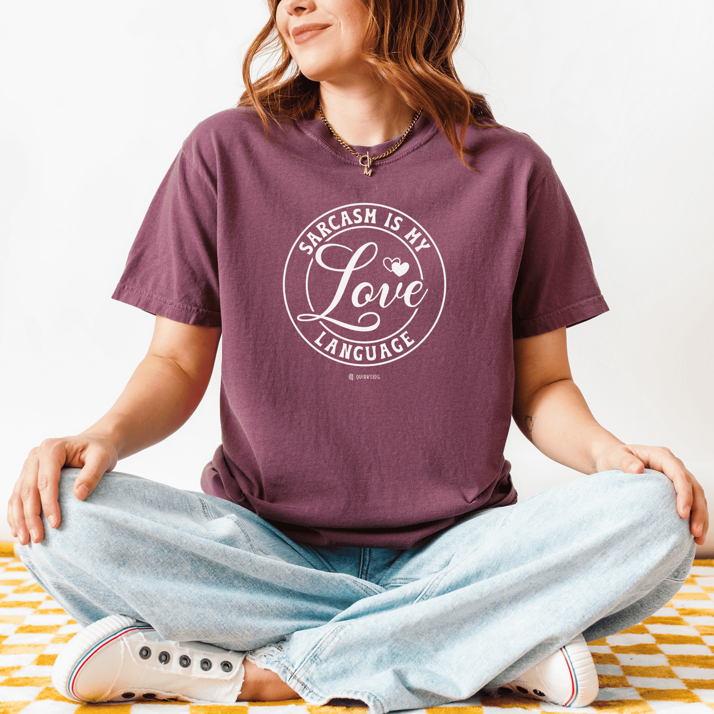 Funny Unisex Garment-Dyed T-shirt, Premium Sarcastic Tee, Humorous Adult Joke Top, Novelty Graphic Tee - Quirkside Creations
