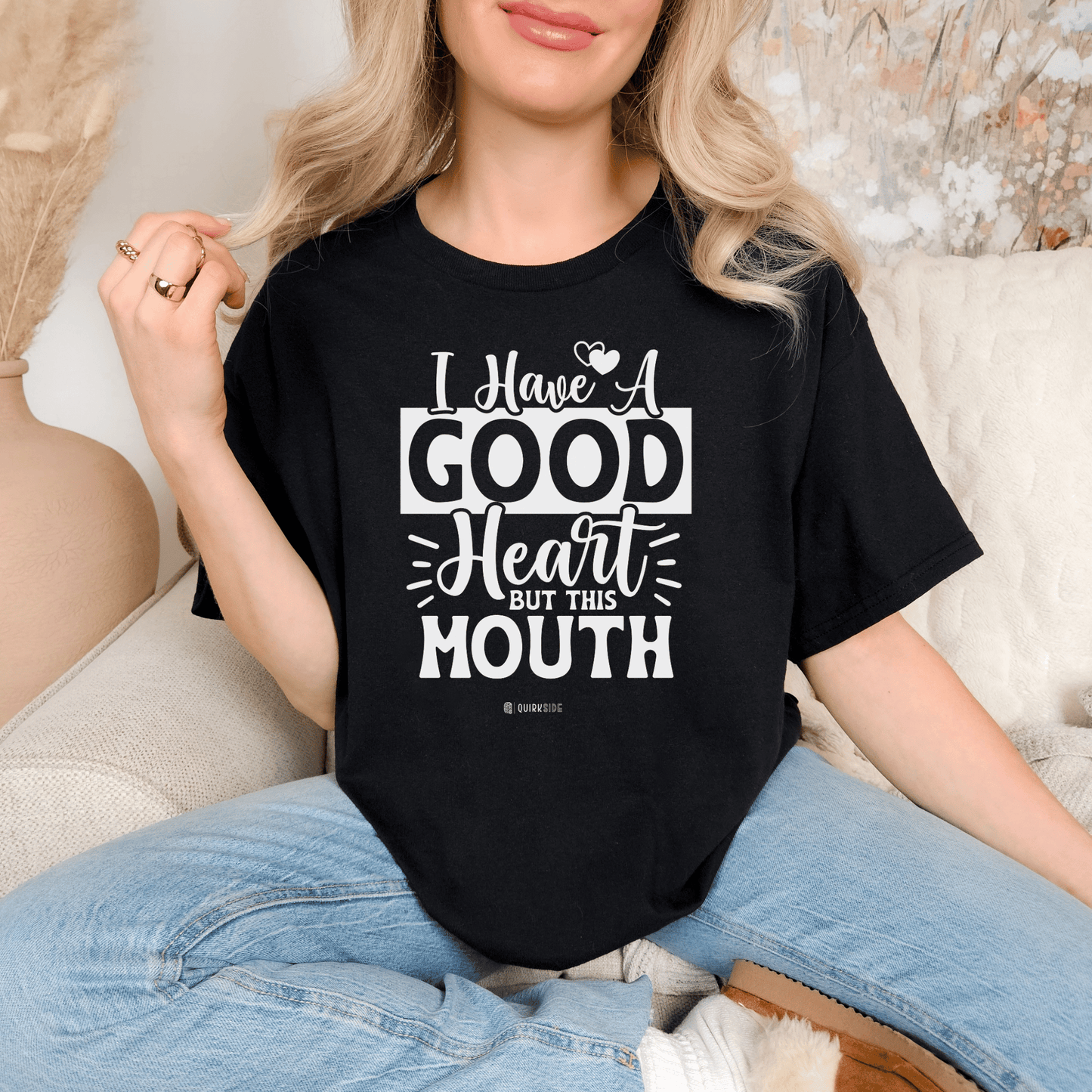 Bohemian Rebel Unisex Garment-Dyed T-shirt, Free Spirit Funny Tee, Swearing Quote Shirt, Sassy Attitude Top, Provocative Graphic Tee - Quirkside Creations