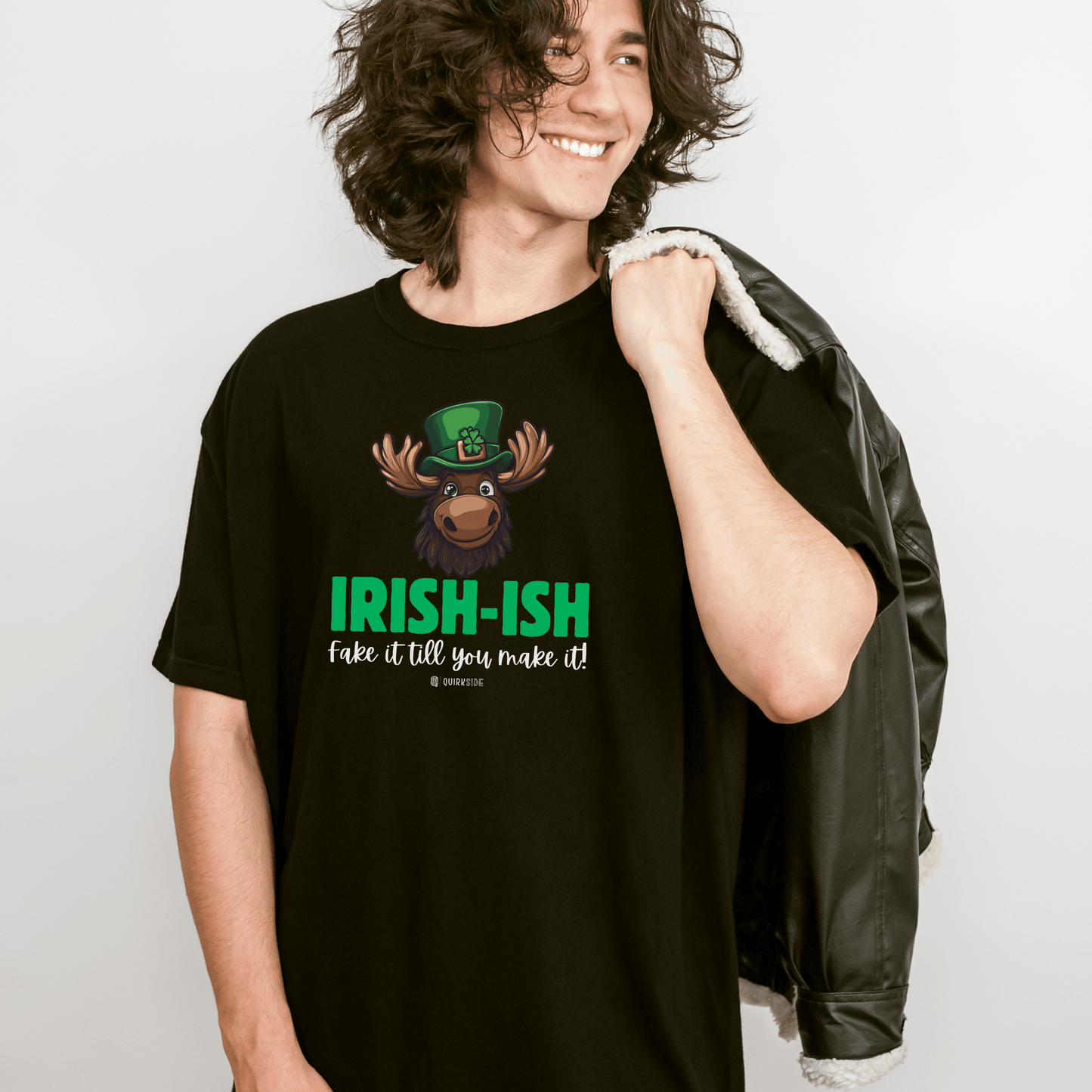 Irish Humor Unisex T-shirt, St Patricks Day Tee, Funny Irish Shirt, Shamrock Celebration Top, Green Clover Clothing