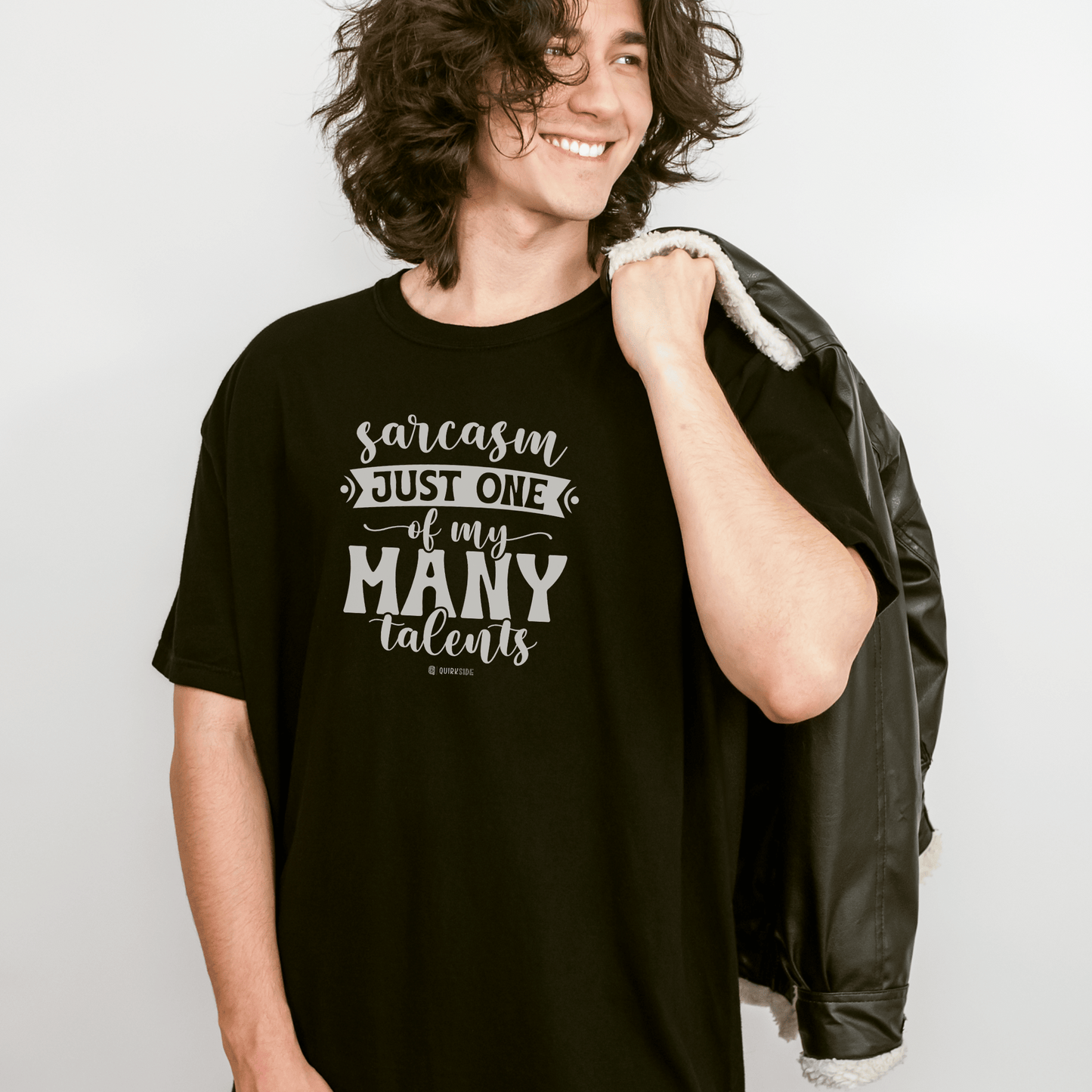 Funny Unisex Garment-Dyed T-shirt, Premium Sarcastic Tee, Humorous Adult Joke Top, Novelty Graphic Tee - Quirkside Creations