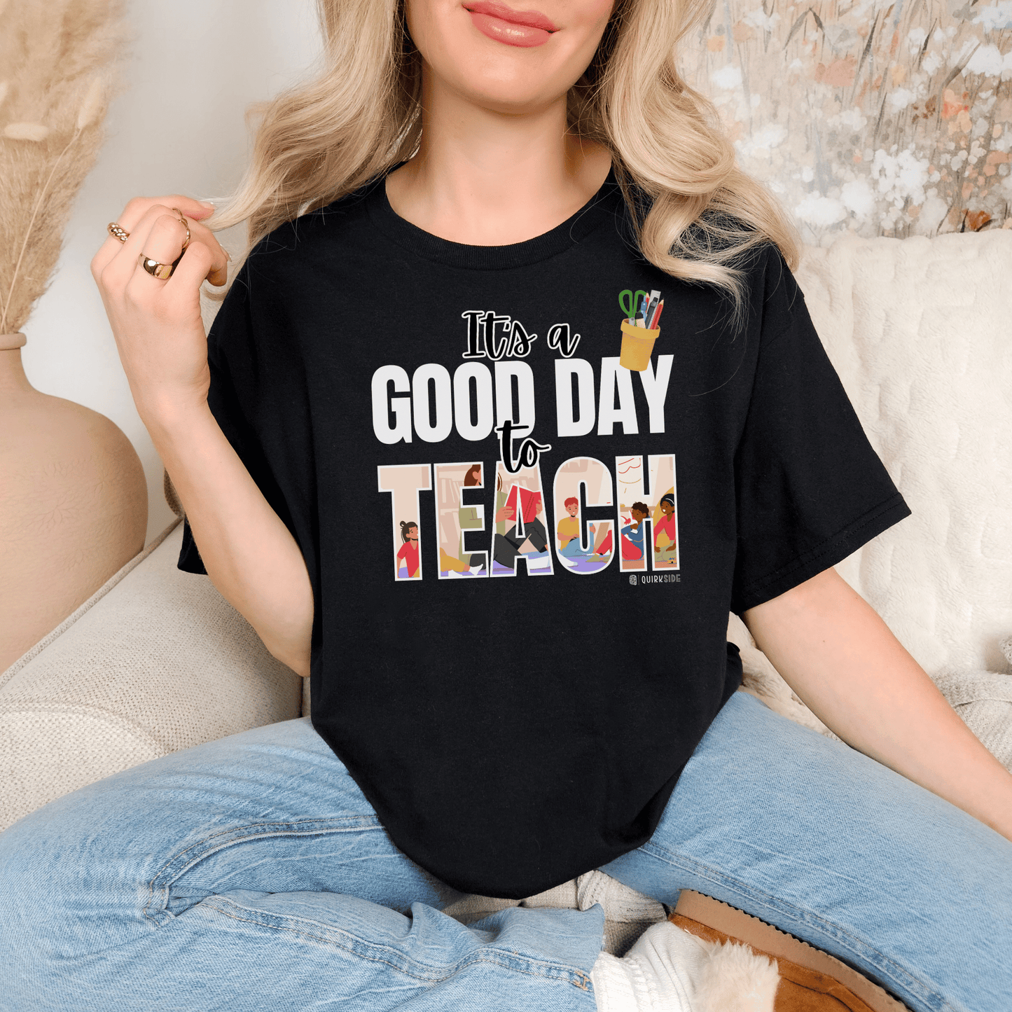 Teacher Appreciation Unisex T-shirt, Educator Gift, Premium Comfort Tee for Educators, Good Day to Teach Shirt, Teacher Gift, Back to School
