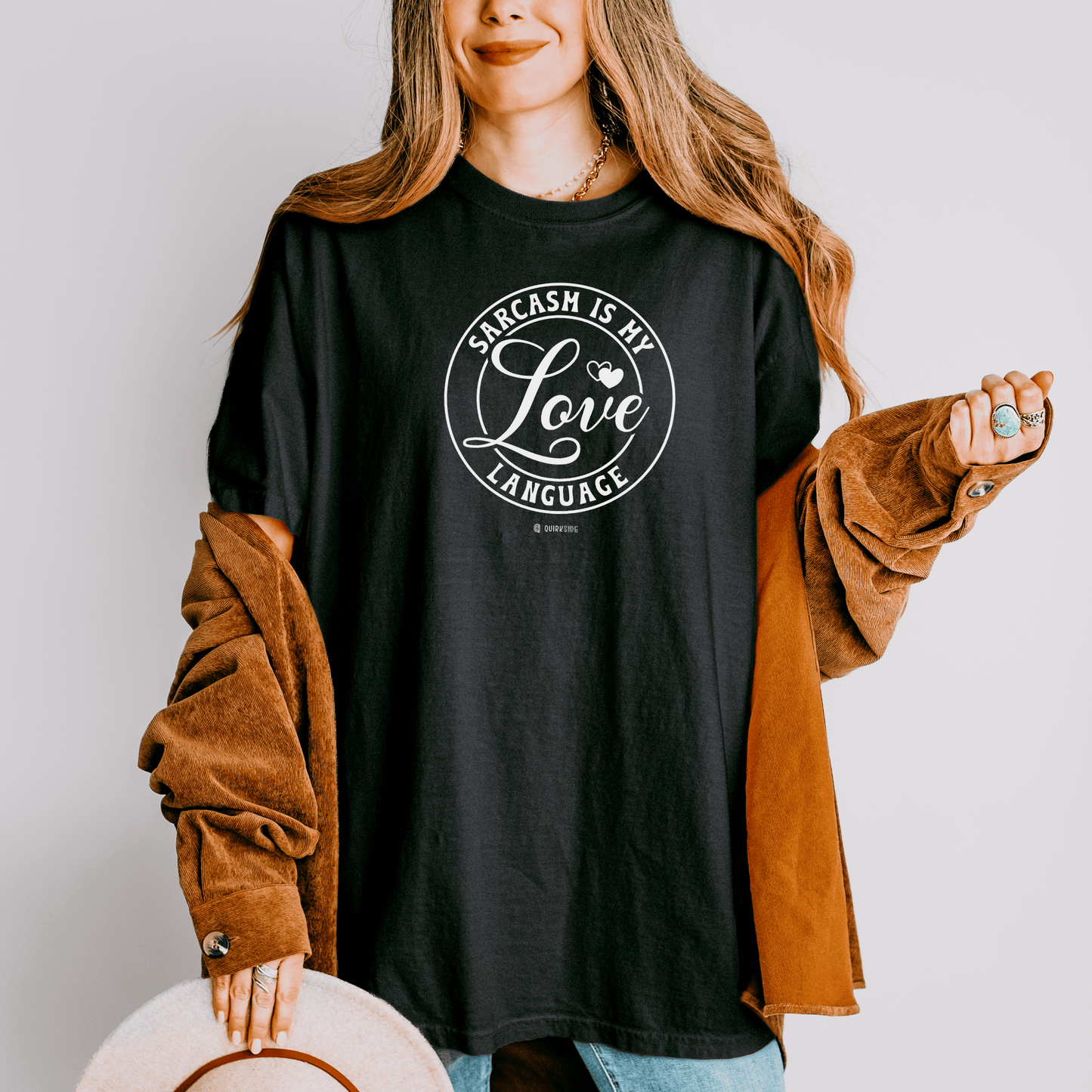 Funny Unisex Garment-Dyed T-shirt, Premium Sarcastic Tee, Humorous Adult Joke Top, Novelty Graphic Tee - Quirkside Creations