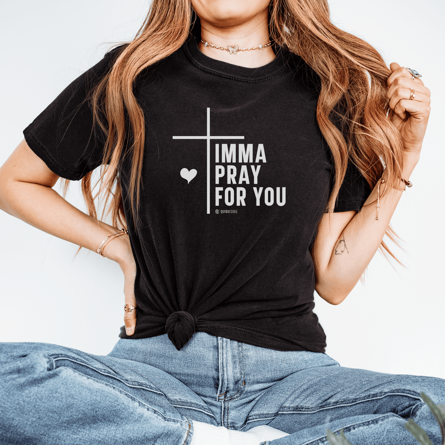 Prayer Promise Unisex T-shirt, Christian Tee, Religious Shirt, Faith Apparel, Prayer Warrior Gift - Quirkside Creations