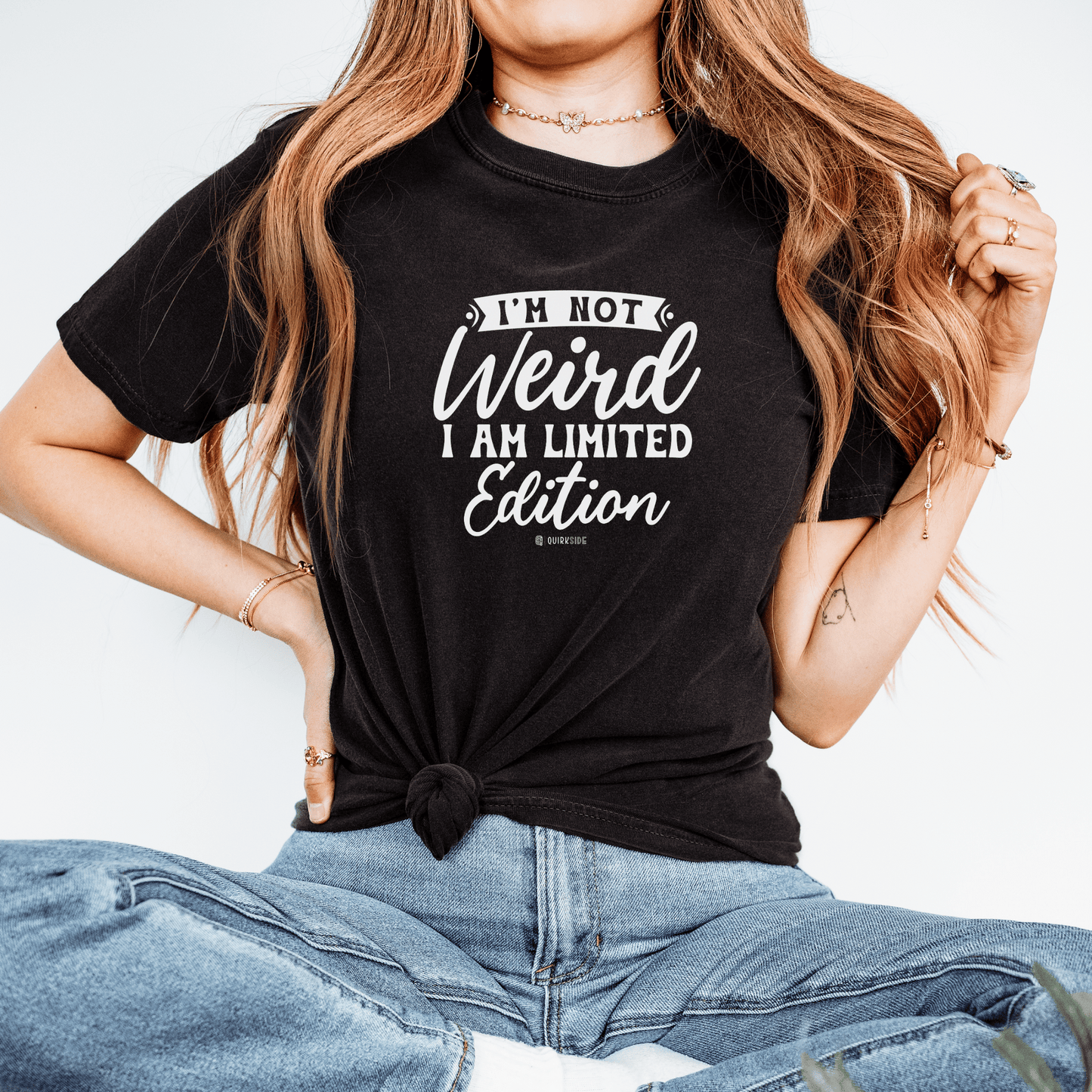 Limited Edition Unisex Garment-Dyed T-shirt, Bold Funny Statement Tee for Individuality, Unique Gift for Men Women, Vintage Tee, Custom - Quirkside Creations