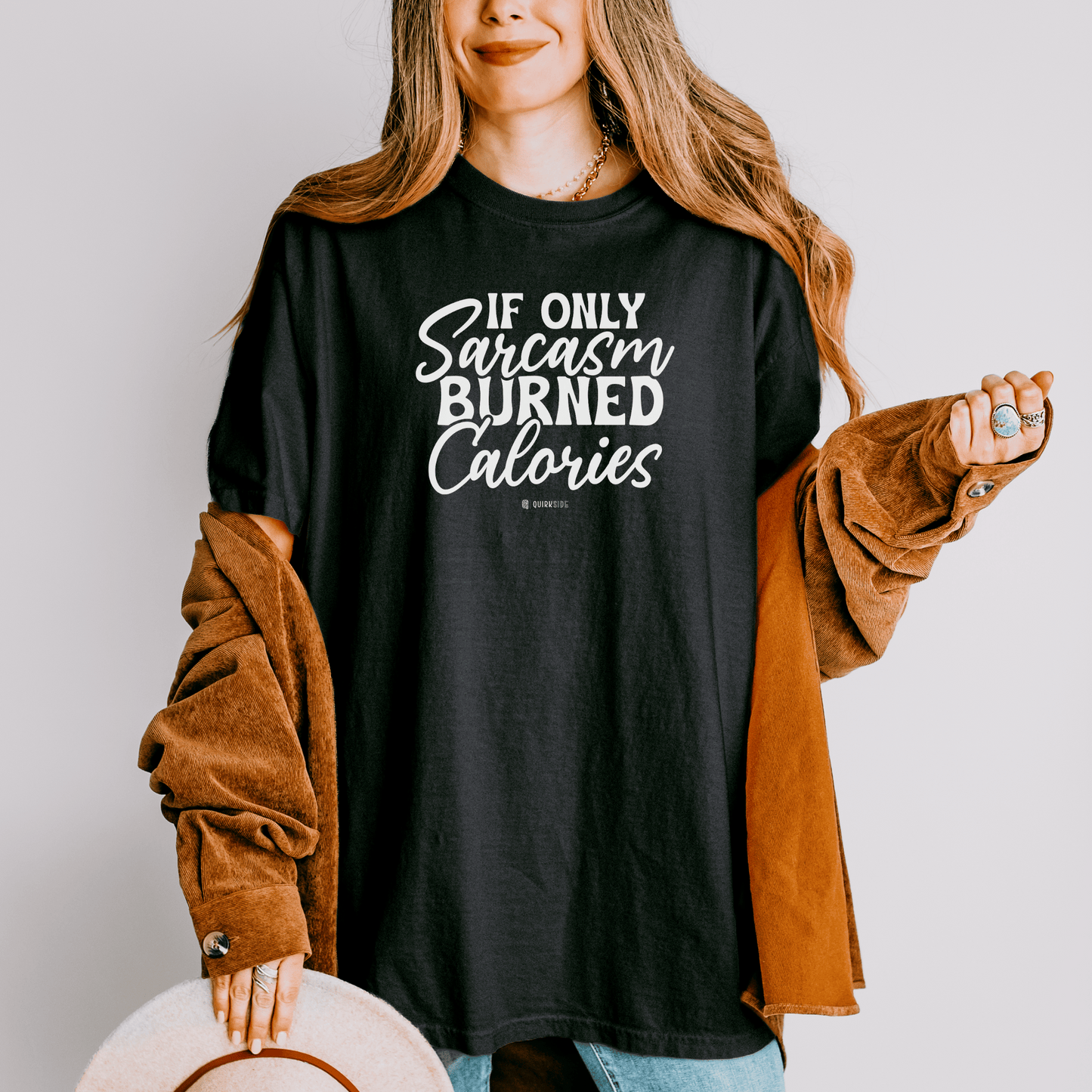 Funny Unisex Garment-Dyed T-shirt, Premium Sarcastic Tee, Humorous Adult Joke Top, Novelty Graphic Tee - Quirkside Creations