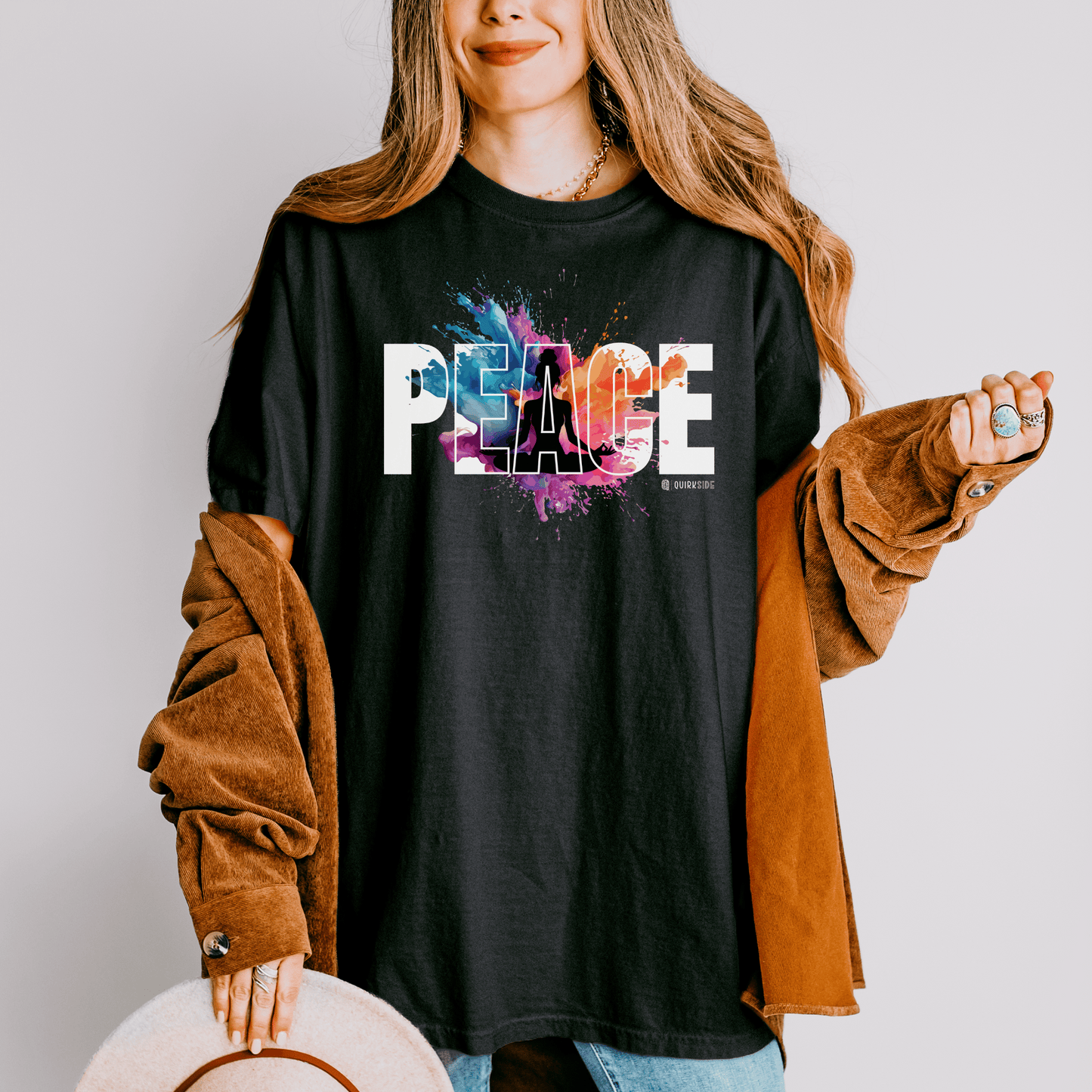 Peace Yoga Unisex T-shirt, Meditation Tee, Yoga Lover Gift, Mindfulness Shirt, Namaste Apparel