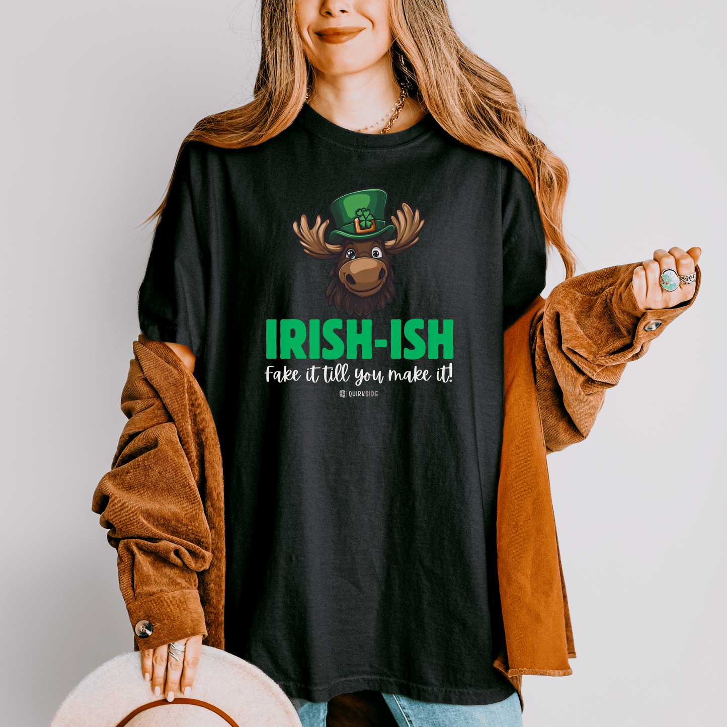 Irish Humor Unisex T-shirt, St Patricks Day Tee, Funny Irish Shirt, Shamrock Celebration Top, Green Clover Clothing