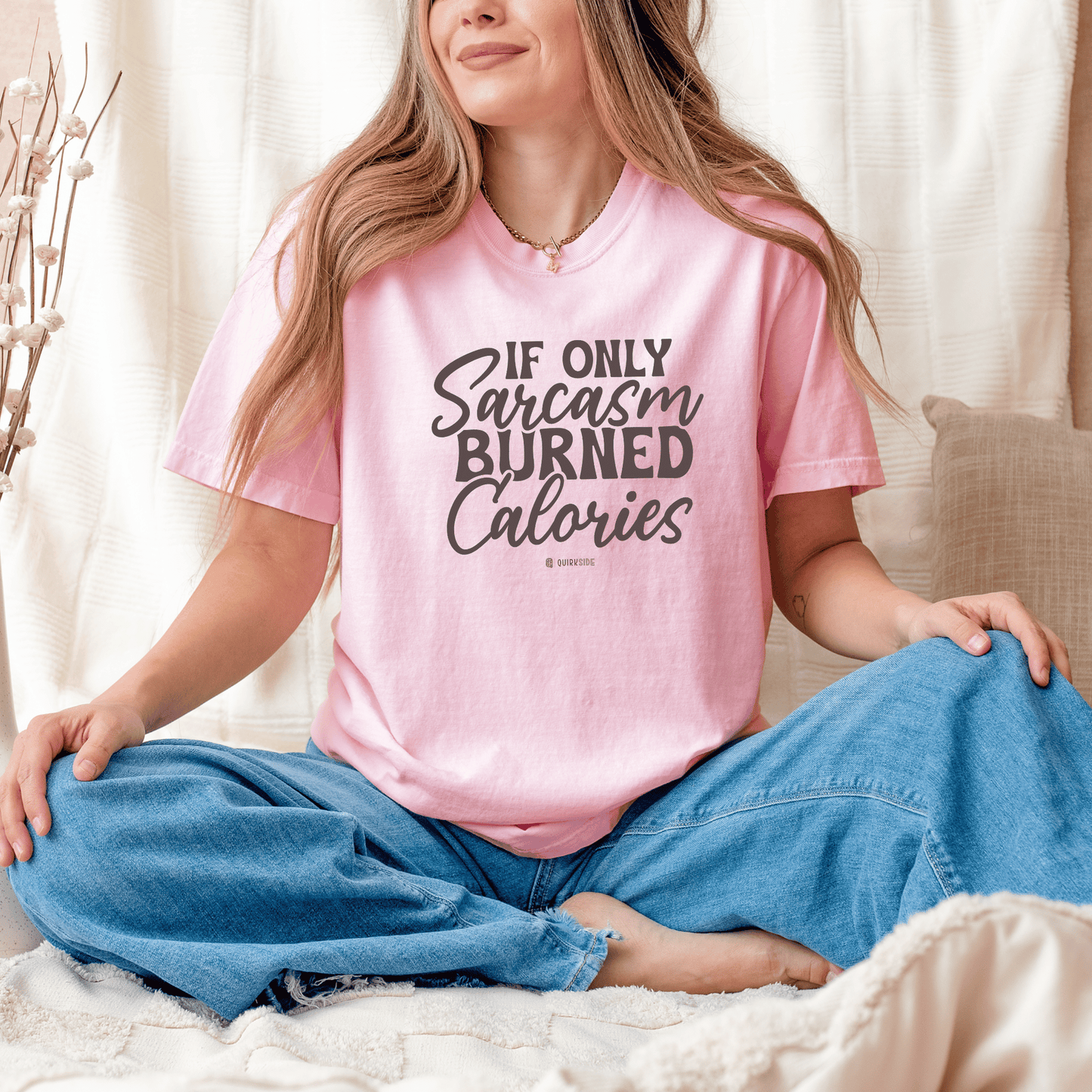 Funny Unisex Garment-Dyed T-shirt, Premium Sarcastic Tee, Humorous Adult Joke Top, Novelty Graphic Tee - Quirkside Creations