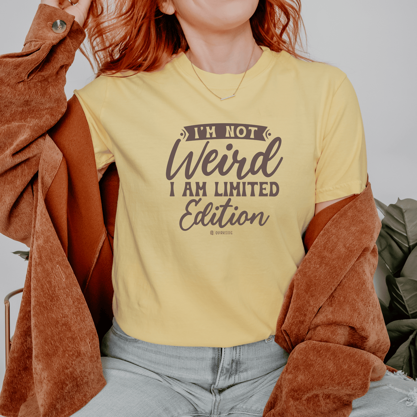 Limited Edition Unisex Garment-Dyed T-shirt, Bold Funny Statement Tee for Individuality, Unique Gift for Men Women, Vintage Tee, Custom - Quirkside Creations