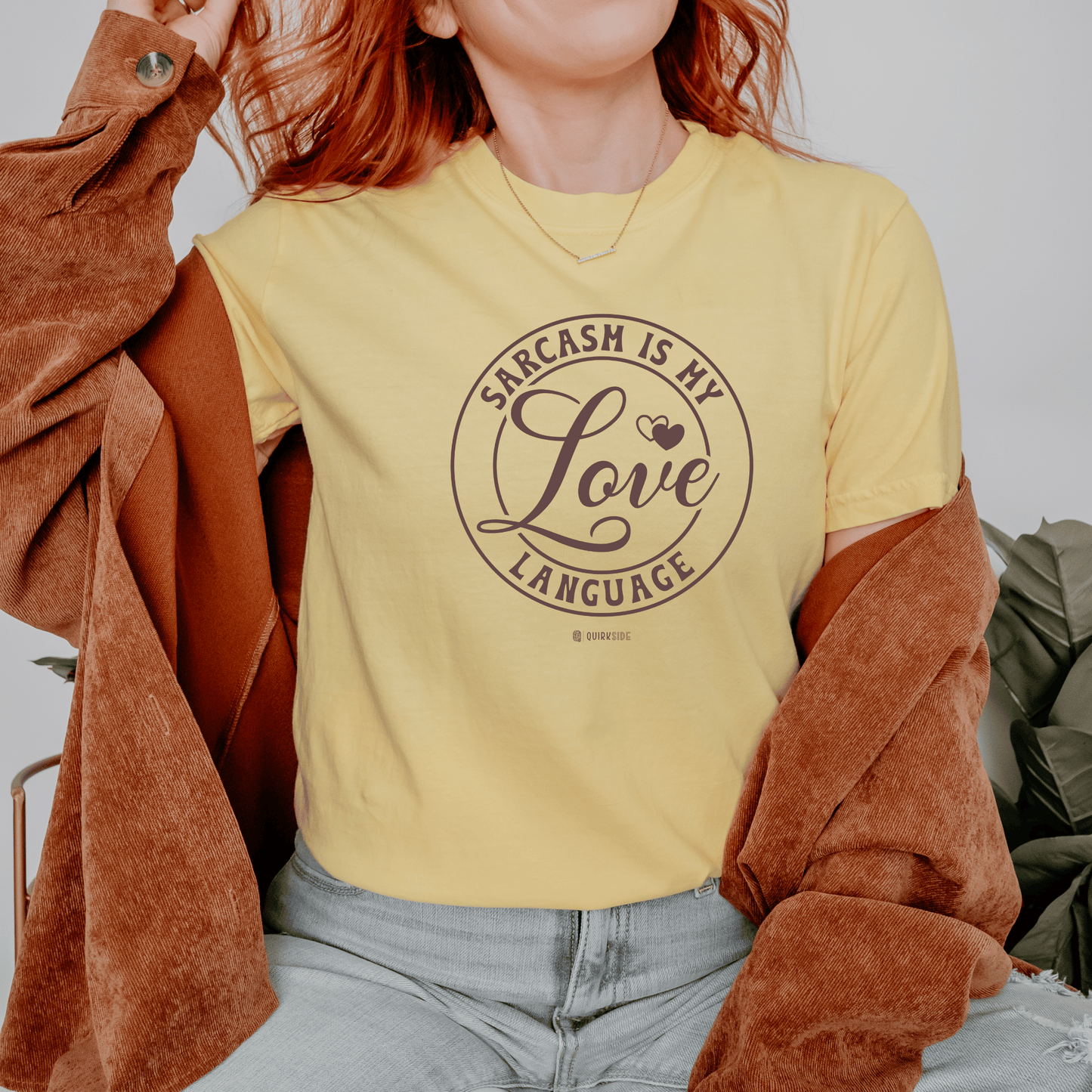 Funny Unisex Garment-Dyed T-shirt, Premium Sarcastic Tee, Humorous Adult Joke Top, Novelty Graphic Tee - Quirkside Creations