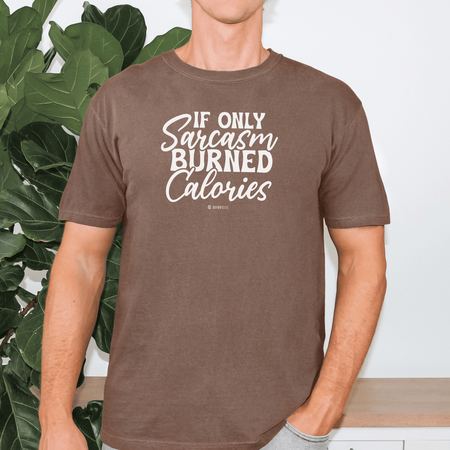 Funny Unisex Garment-Dyed T-shirt, Premium Sarcastic Tee, Humorous Adult Joke Top, Novelty Graphic Tee - Quirkside Creations