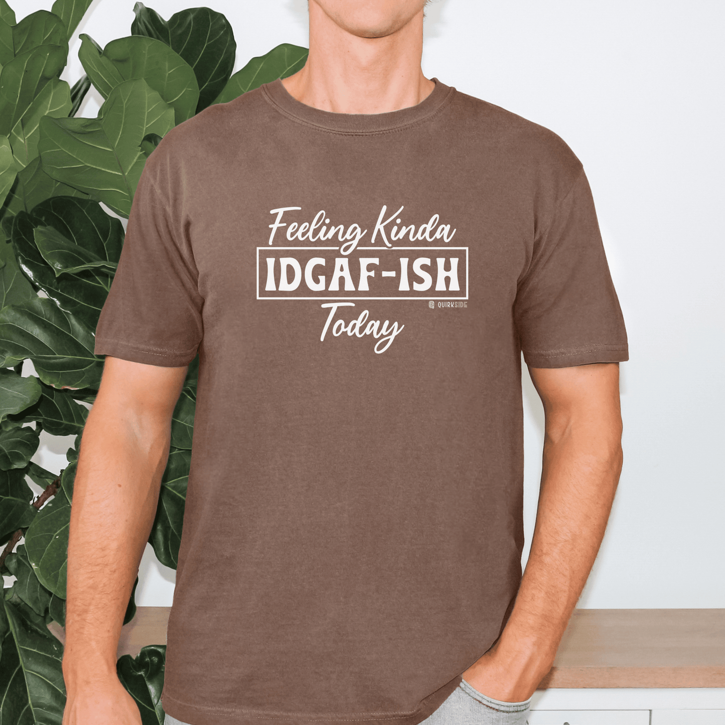 Hilarious Indifferent Mood Tee, Funny Unisex Shirt, Sarcastic Graphic Top, Gift for Him or Her, Casual Tee, Comfy Tee - Quirkside Creations