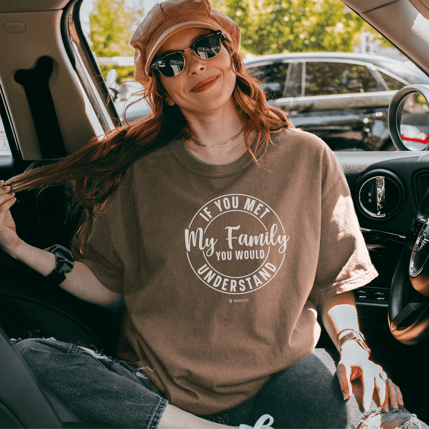 Funny Family Traits Unisex T-shirt, Humorous Cotton Tee, Gift for Him or Her, Casual Top, Comical Graphic Shirt - Quirkside Creations