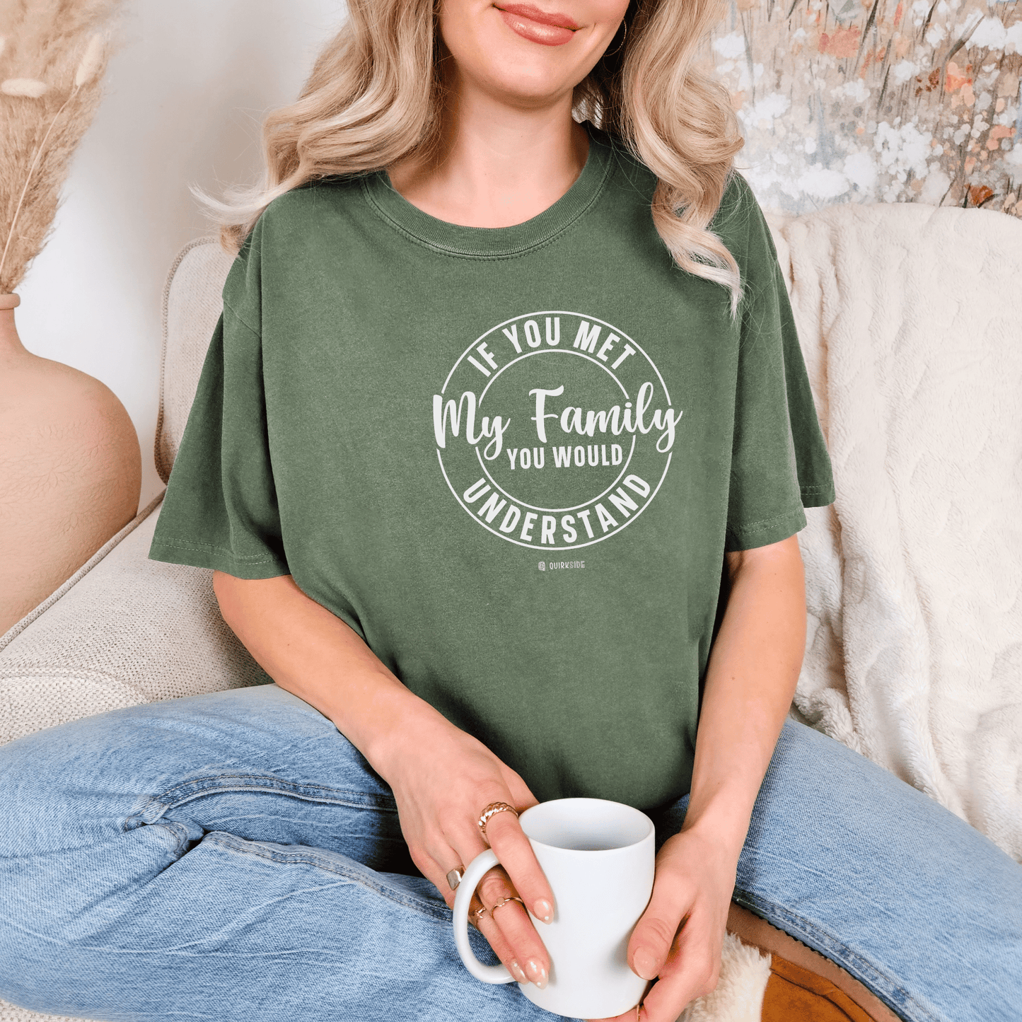Funny Family Traits Unisex T-shirt, Humorous Cotton Tee, Gift for Him or Her, Casual Top, Comical Graphic Shirt - Quirkside Creations