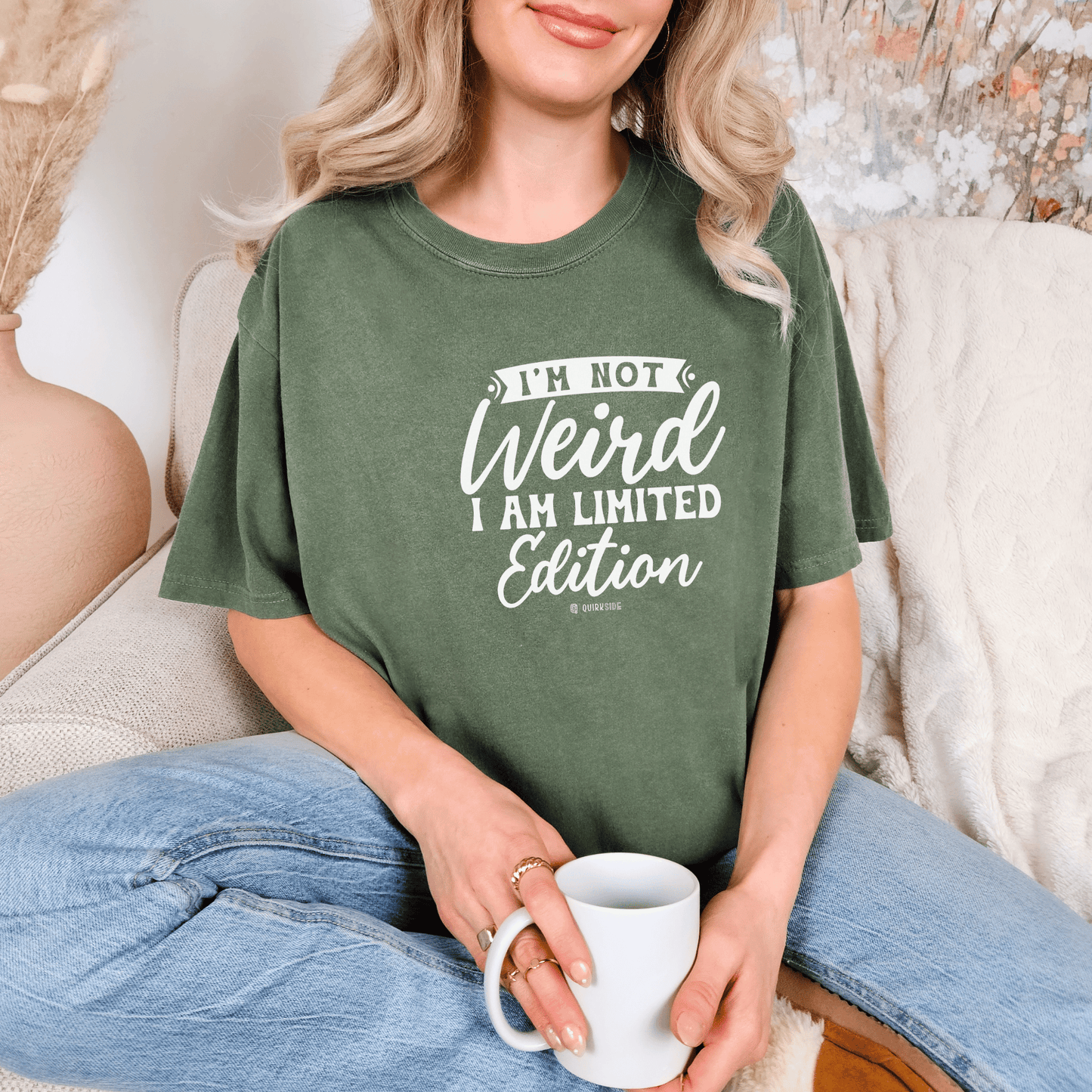 Limited Edition Unisex Garment-Dyed T-shirt, Bold Funny Statement Tee for Individuality, Unique Gift for Men Women, Vintage Tee, Custom - Quirkside Creations