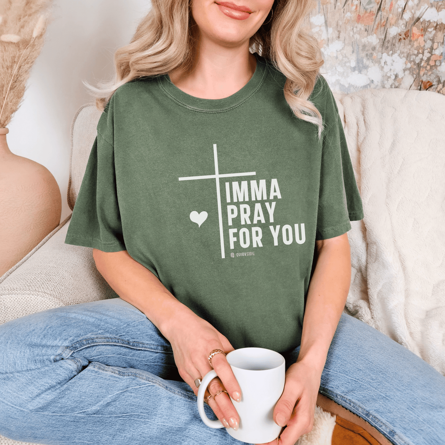 Prayer Promise Unisex T-shirt, Christian Tee, Religious Shirt, Faith Apparel, Prayer Warrior Gift - Quirkside Creations