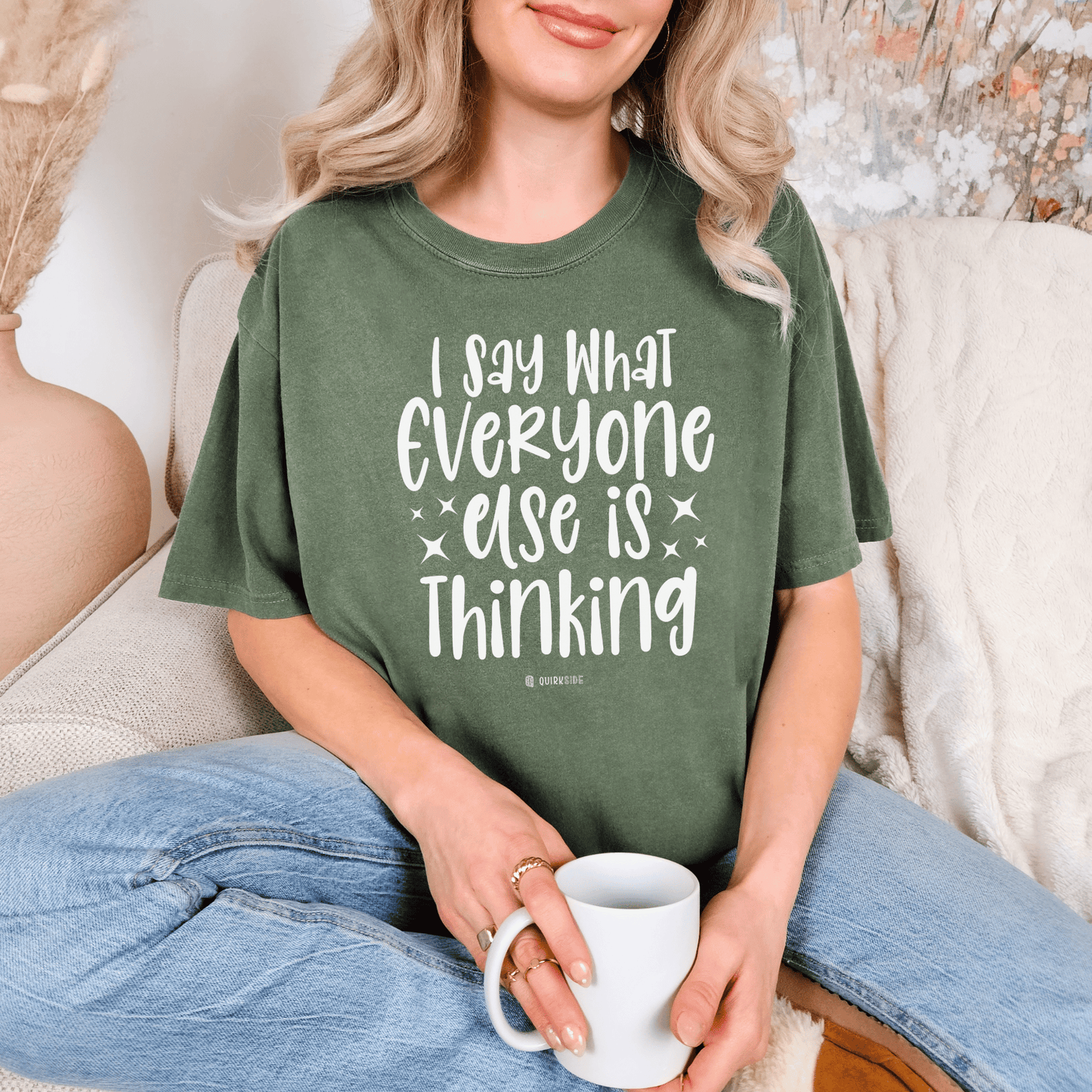 Funny Free Spirit Tee, Unisex Graphic T-shirt, Bold Statement Shirt, Sarcastic Tee, Cool Graphic Tee, Unique Gift Shirt - Quirkside Creations