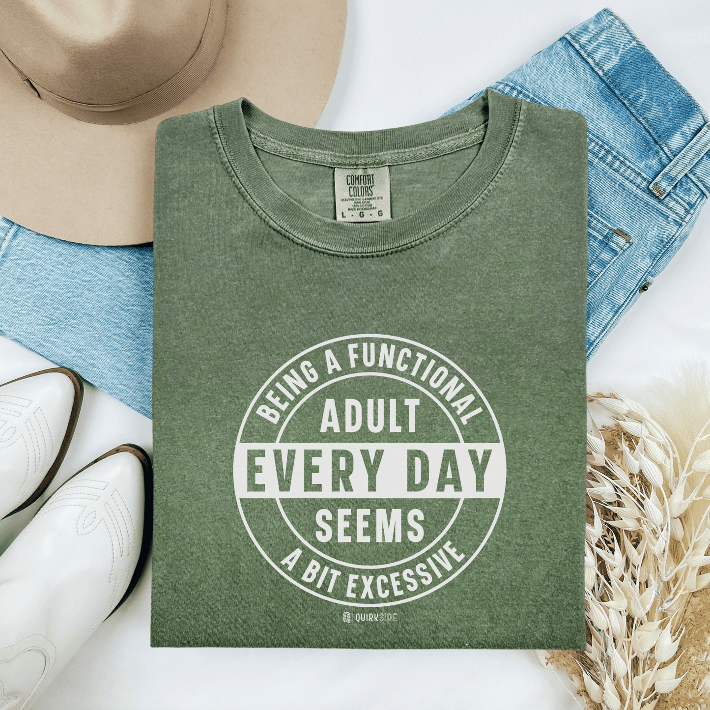 Funny Adulting Unisex T-shirt, Sarcastic Complaint Tee, Humorous Growing Up Shirt, Novelty Graphic Top, Comical Life Quote Apparel - Quirkside Creations