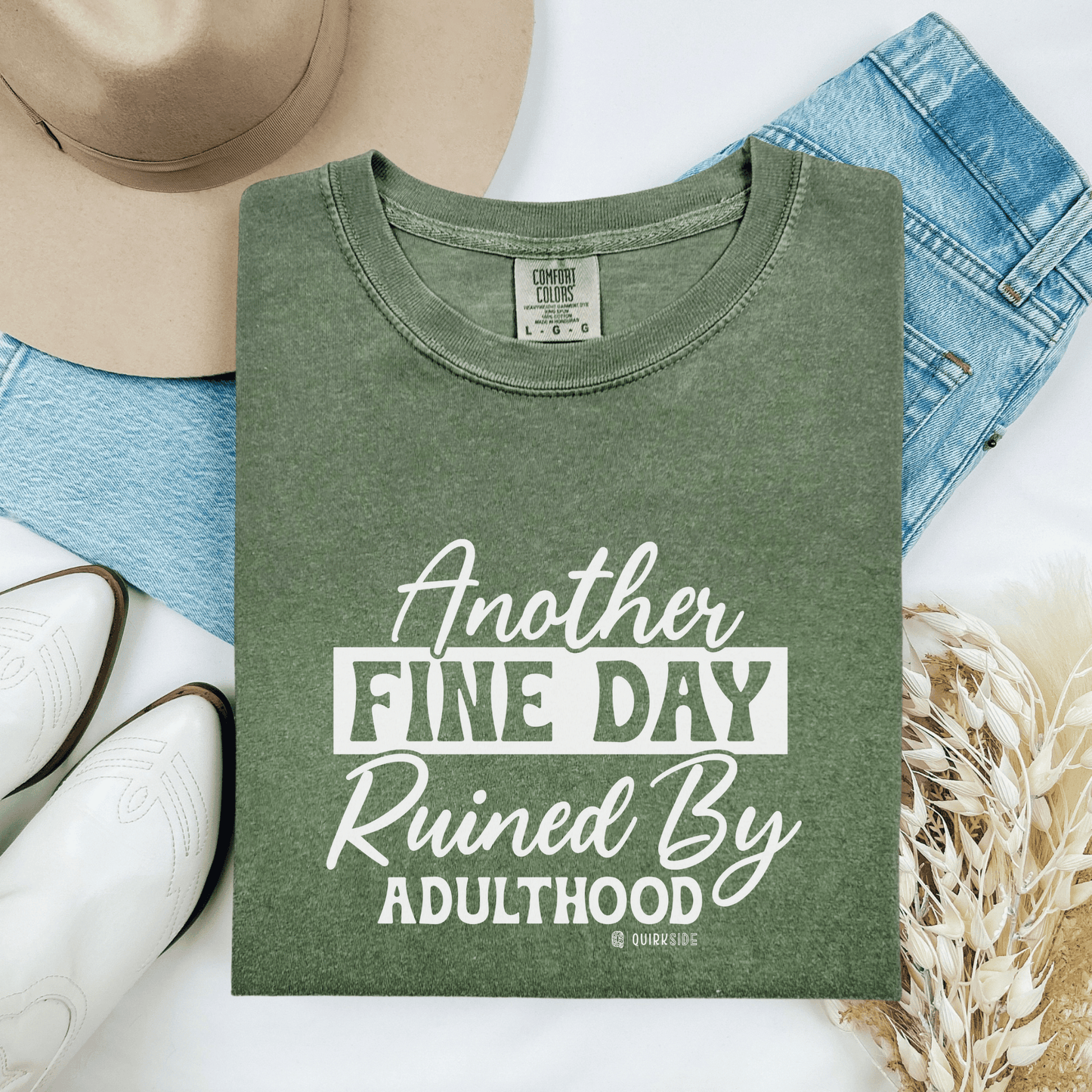 Funny Adulting Unisex T-shirt, Sarcastic Complaint Tee, Humorous Growing Up Shirt, Novelty Graphic Top, Comical Life Quote Apparel - Quirkside Creations