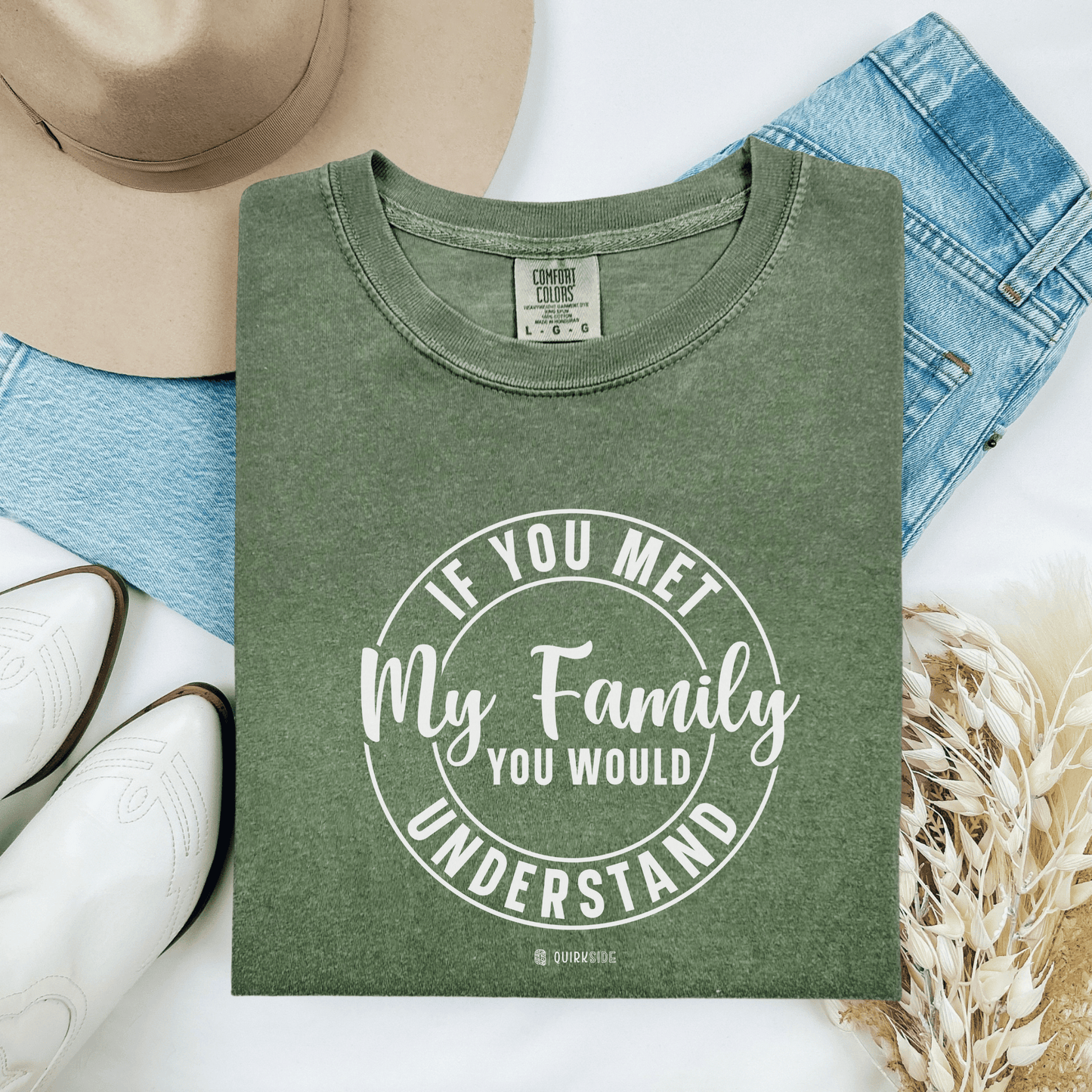 Funny Family Traits Unisex T-shirt, Humorous Cotton Tee, Gift for Him or Her, Casual Top, Comical Graphic Shirt - Quirkside Creations