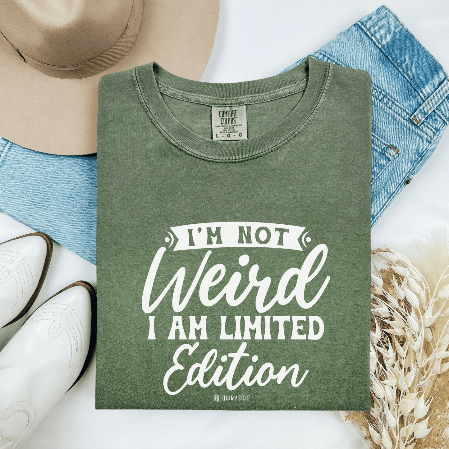 Limited Edition Unisex Garment-Dyed T-shirt, Bold Funny Statement Tee for Individuality, Unique Gift for Men Women, Vintage Tee, Custom - Quirkside Creations