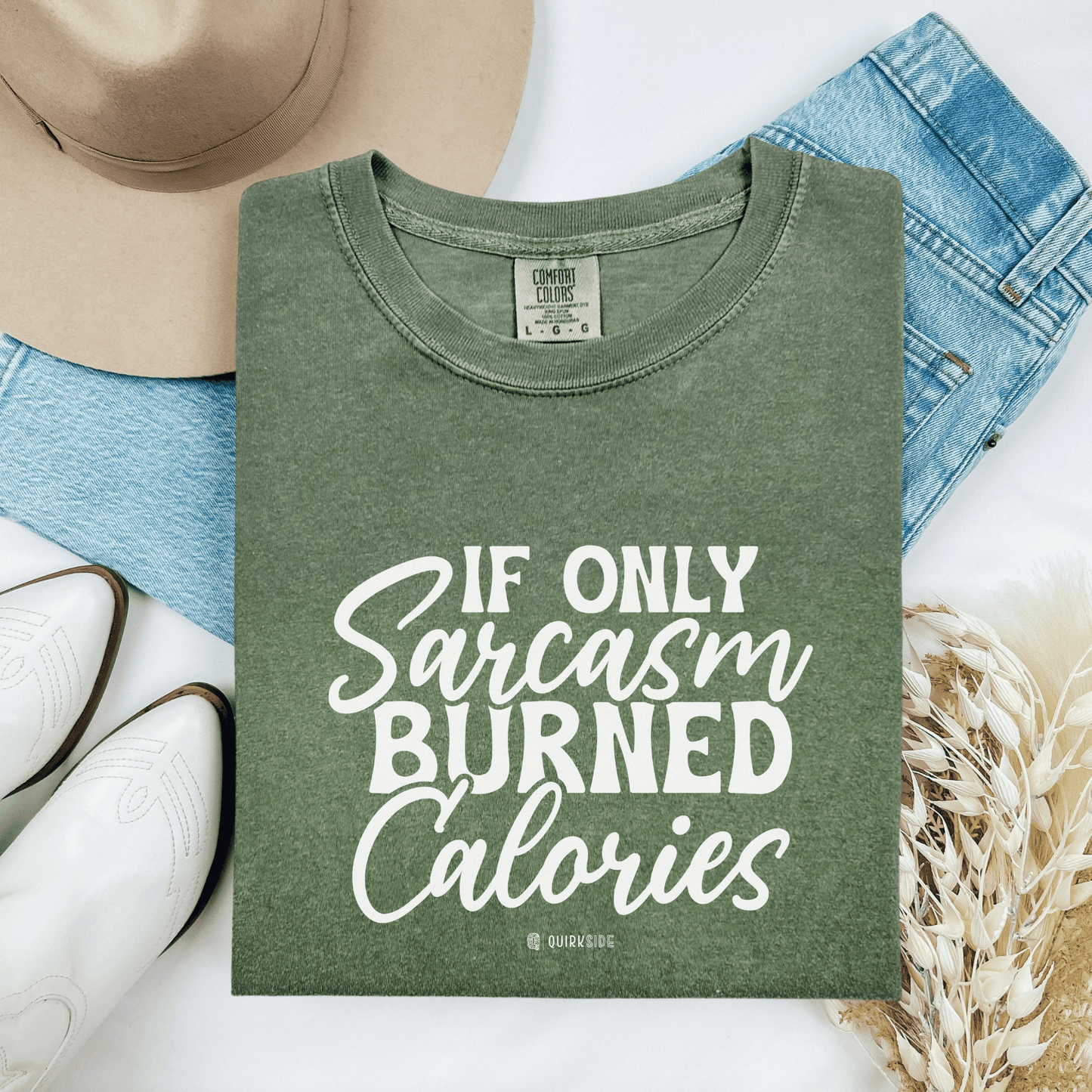 Funny Unisex Garment-Dyed T-shirt, Premium Sarcastic Tee, Humorous Adult Joke Top, Novelty Graphic Tee - Quirkside Creations