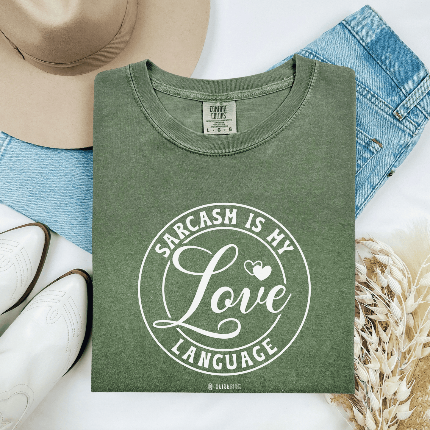 Funny Unisex Garment-Dyed T-shirt, Premium Sarcastic Tee, Humorous Adult Joke Top, Novelty Graphic Tee - Quirkside Creations
