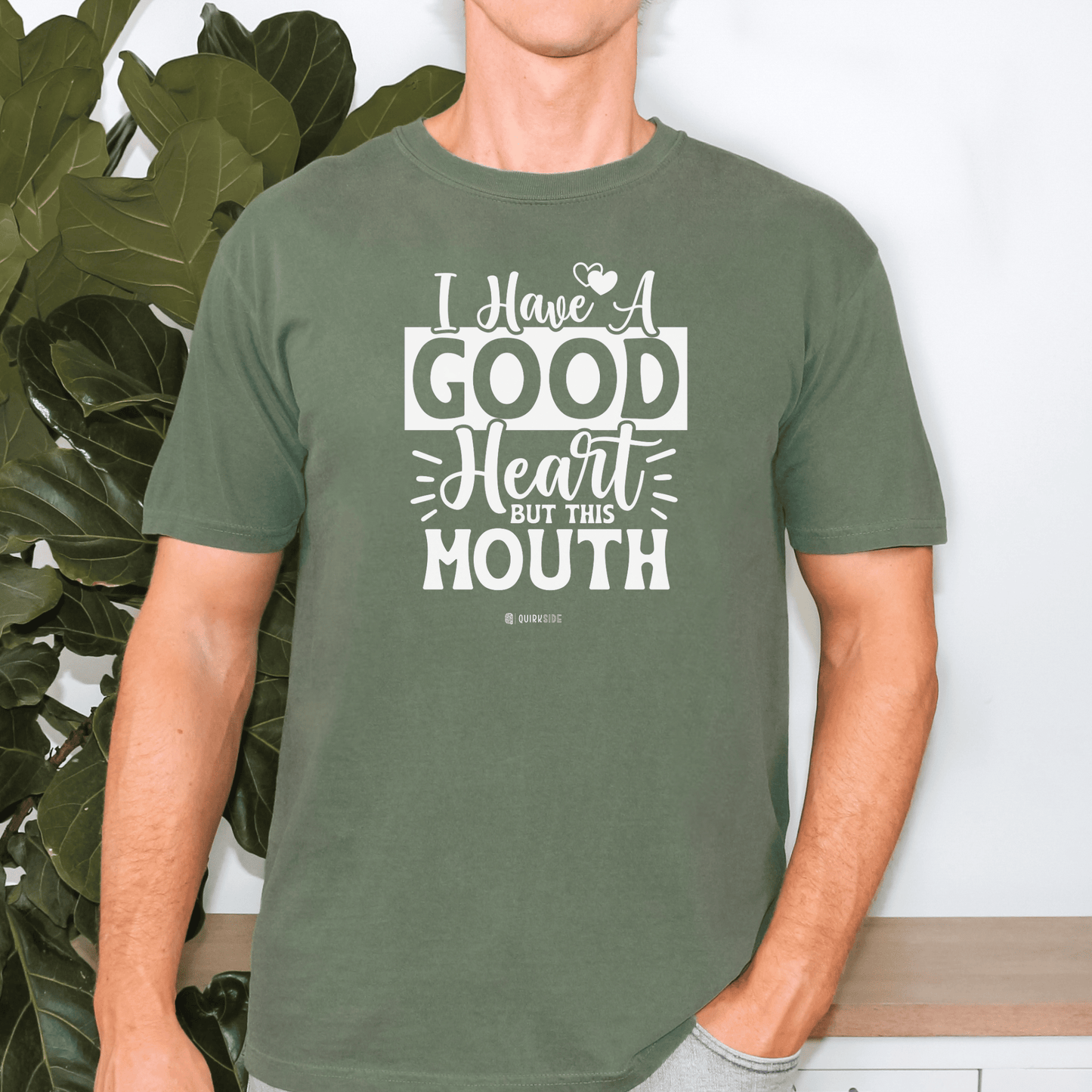 Bohemian Rebel Unisex Garment-Dyed T-shirt, Free Spirit Funny Tee, Swearing Quote Shirt, Sassy Attitude Top, Provocative Graphic Tee - Quirkside Creations