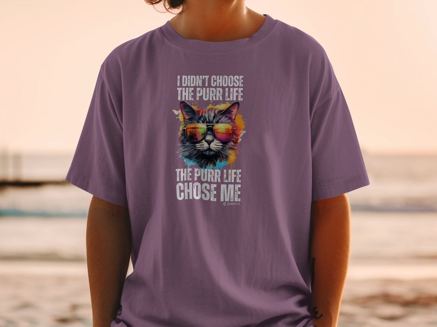 Cool Cat Tee, Funny Cat Lover Shirt, Feline Fan Top, Cat Owner Gift, Cat Mom Shirt, Cat Dad Tee, Cat Lady Gift, Cat Print T-shirt