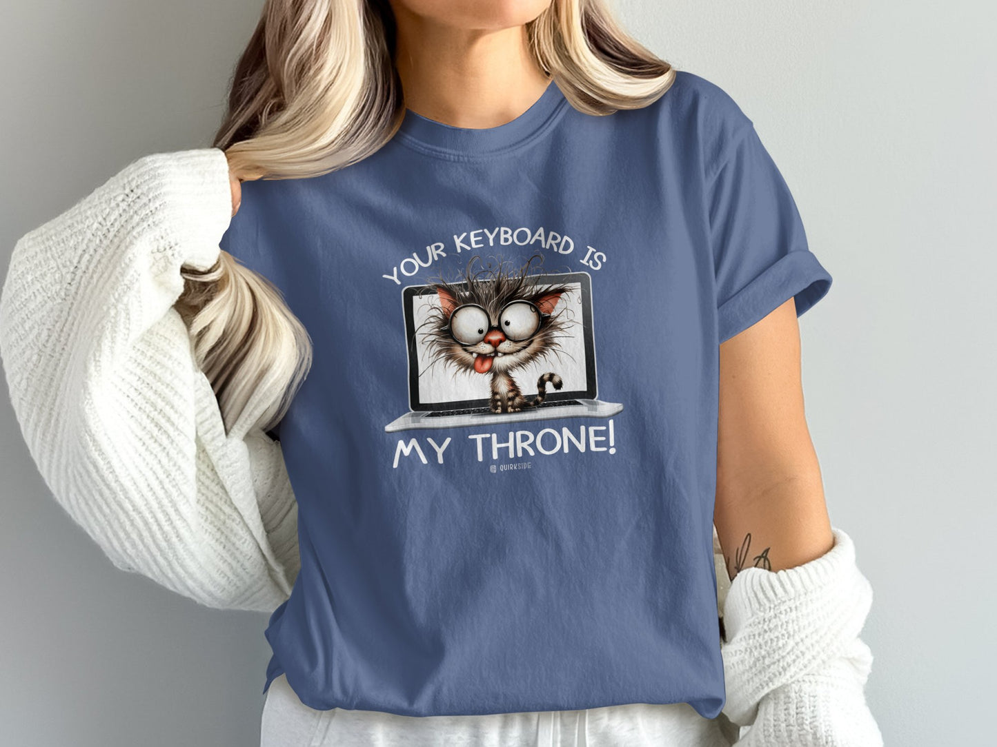 Crazy Cat Tee, Funny Cat Lover Shirt, Feline Fan Top, Cat Owner Gift, Cat Mom Shirt, Cat Dad Tee, Cat Lady Gift, Cat Print T-shirt