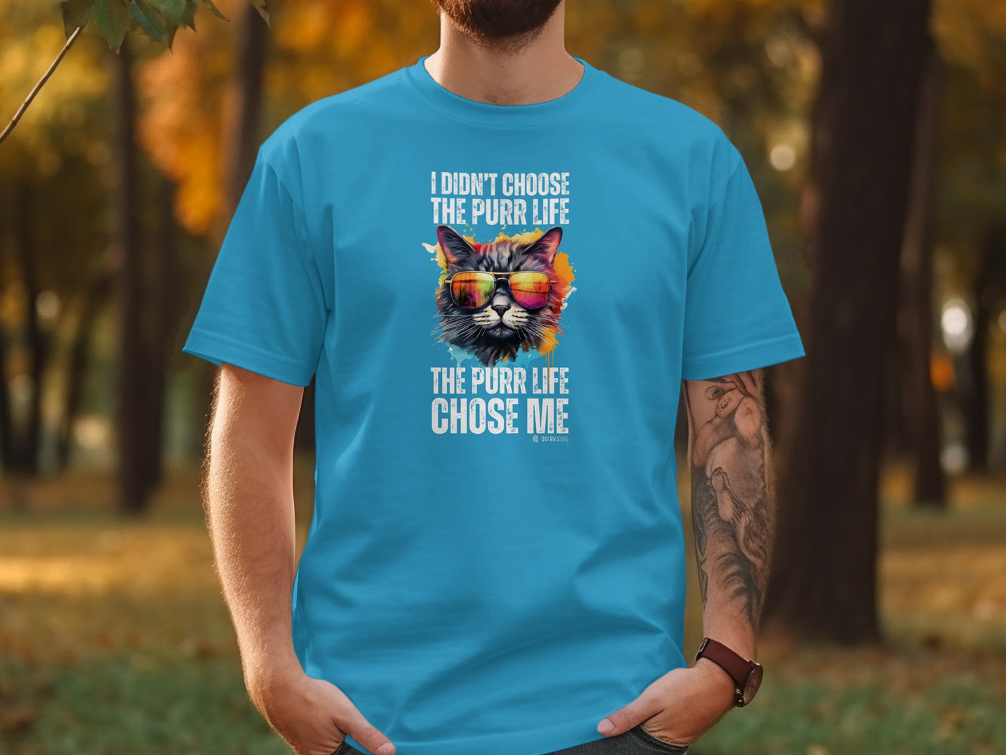 Cool Cat Tee, Funny Cat Lover Shirt, Feline Fan Top, Cat Owner Gift, Cat Mom Shirt, Cat Dad Tee, Cat Lady Gift, Cat Print T-shirt