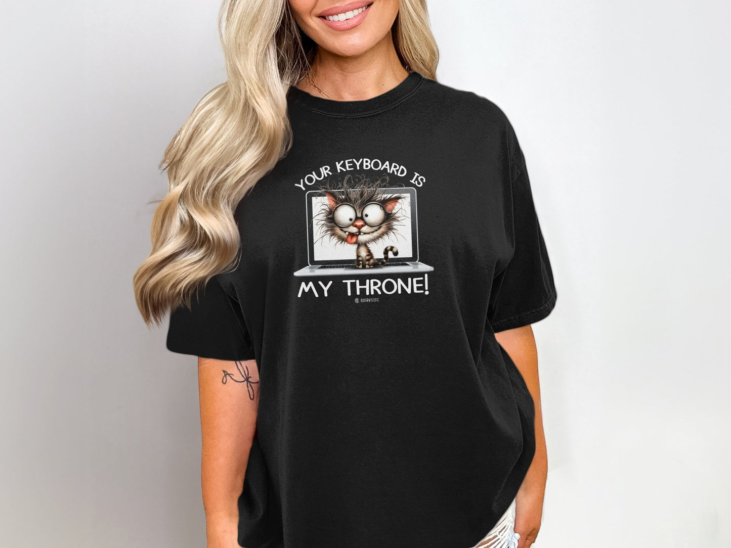 Crazy Cat Tee, Funny Cat Lover Shirt, Feline Fan Top, Cat Owner Gift, Cat Mom Shirt, Cat Dad Tee, Cat Lady Gift, Cat Print T-shirt