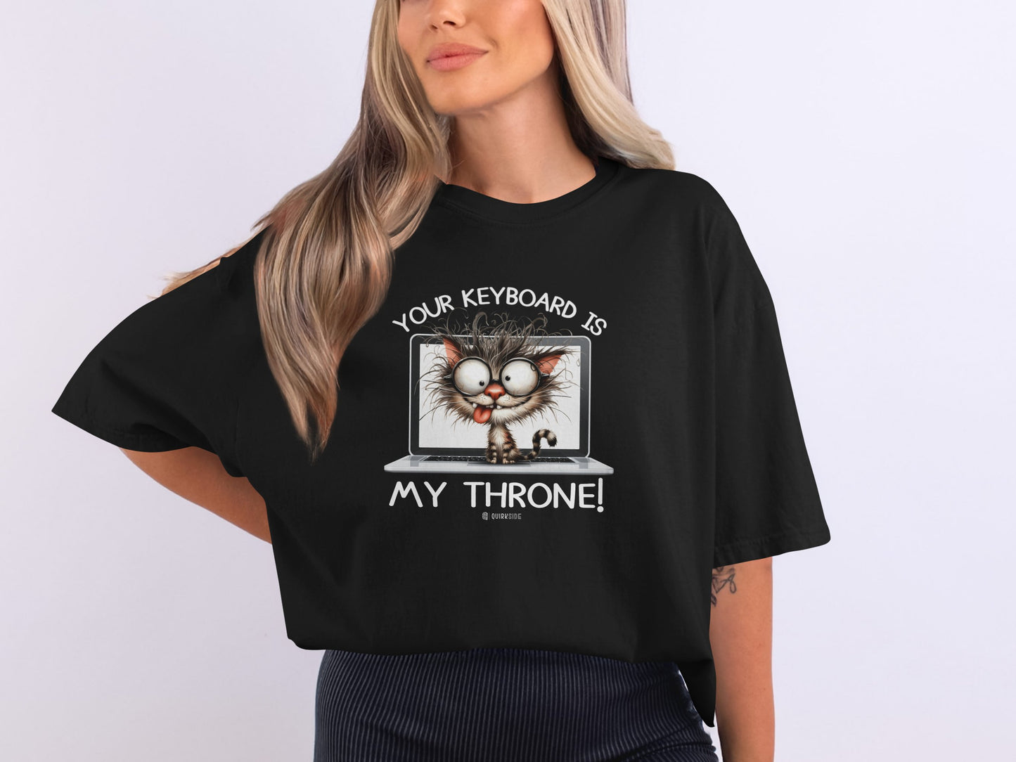 Crazy Cat Tee, Funny Cat Lover Shirt, Feline Fan Top, Cat Owner Gift, Cat Mom Shirt, Cat Dad Tee, Cat Lady Gift, Cat Print T-shirt