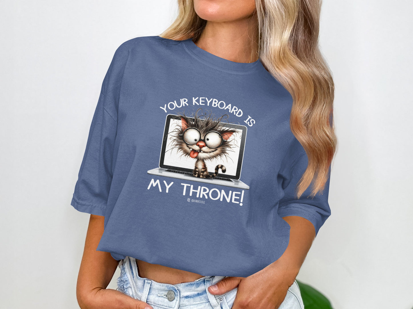 Crazy Cat Tee, Funny Cat Lover Shirt, Feline Fan Top, Cat Owner Gift, Cat Mom Shirt, Cat Dad Tee, Cat Lady Gift, Cat Print T-shirt
