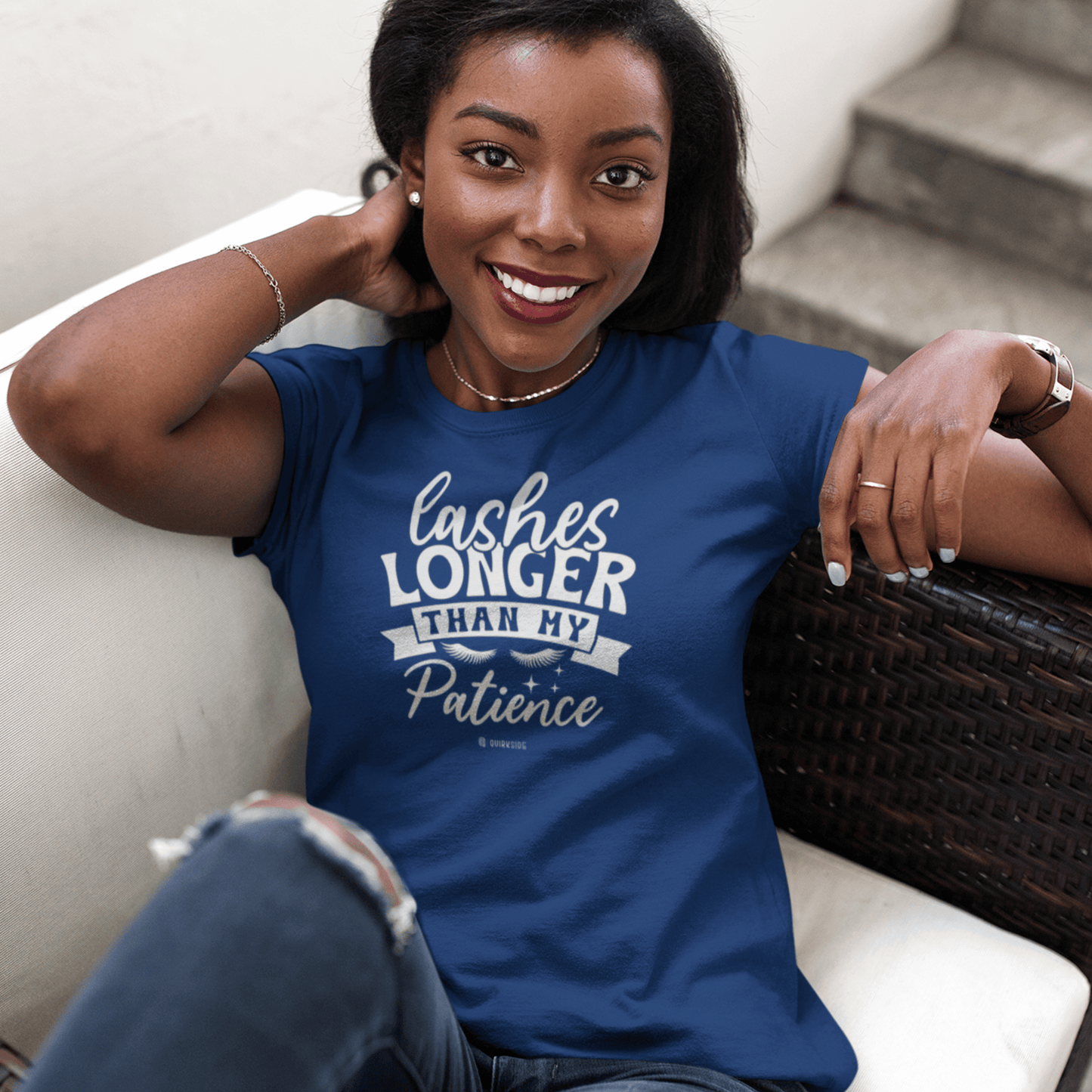 Funny Patience Levels Eye Lashes T-shirt, Humorous Graphic Tee, Sarcastic Unisex Shirt, Comical Quote Top, Men's Women's Apparel - Quirkside Creations