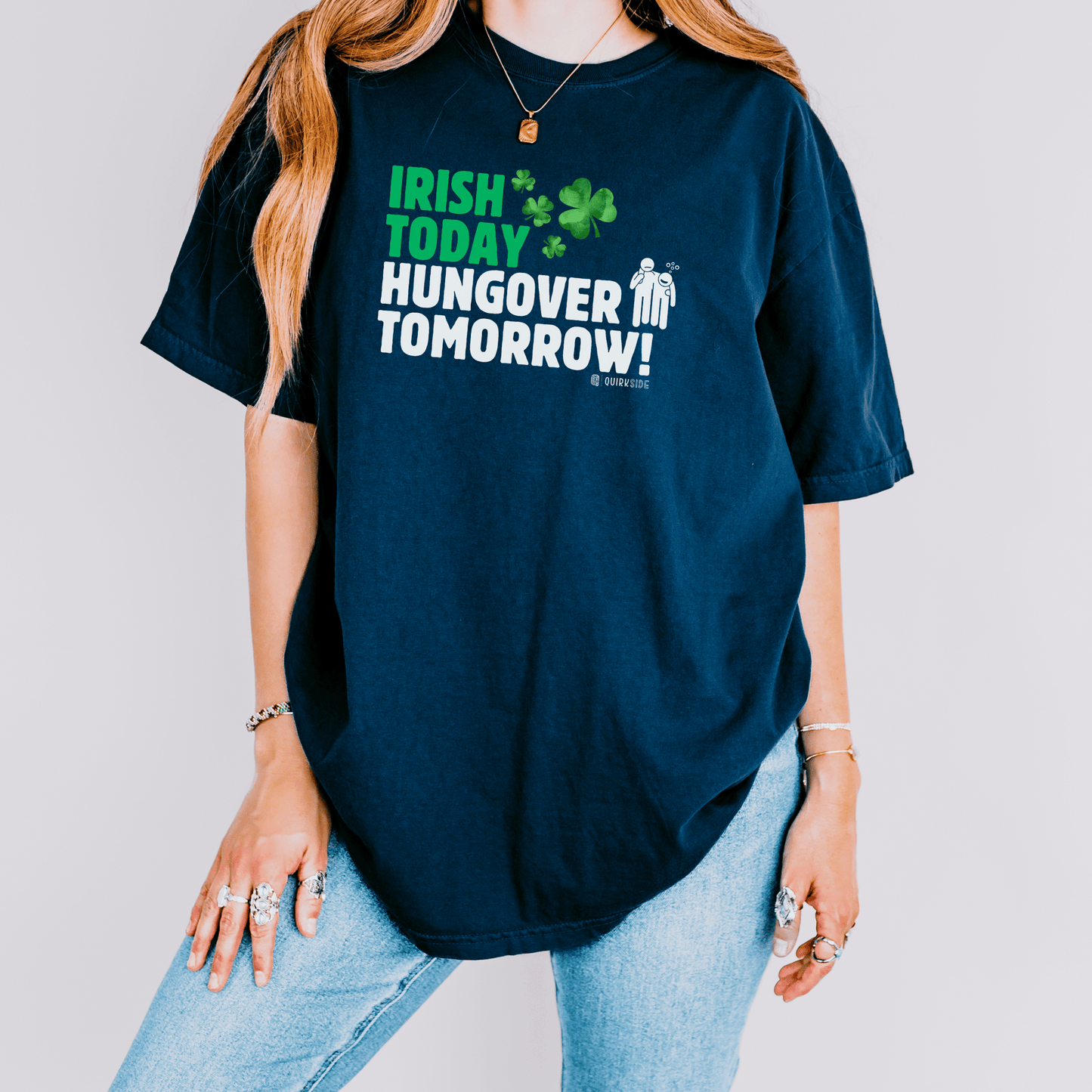 Irish Humor Unisex T-shirt, St Patricks Day Tee, Funny Irish Shirt, Shamrock Celebration Top, Green Clover Clothing