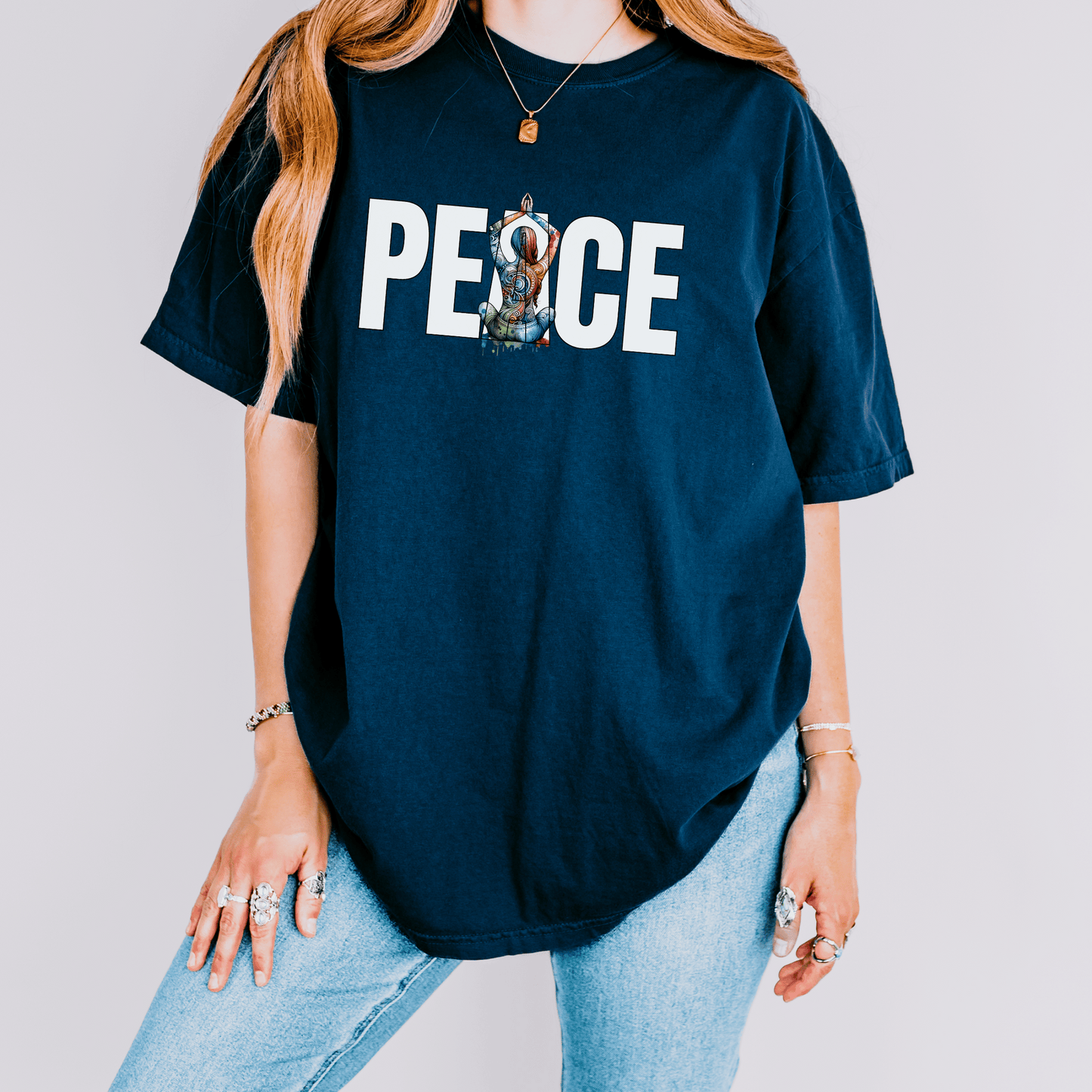 Peace Yoga Unisex T-shirt, Meditation Tee, Yoga Lover Gift, Mindfulness Shirt, Namaste Apparel