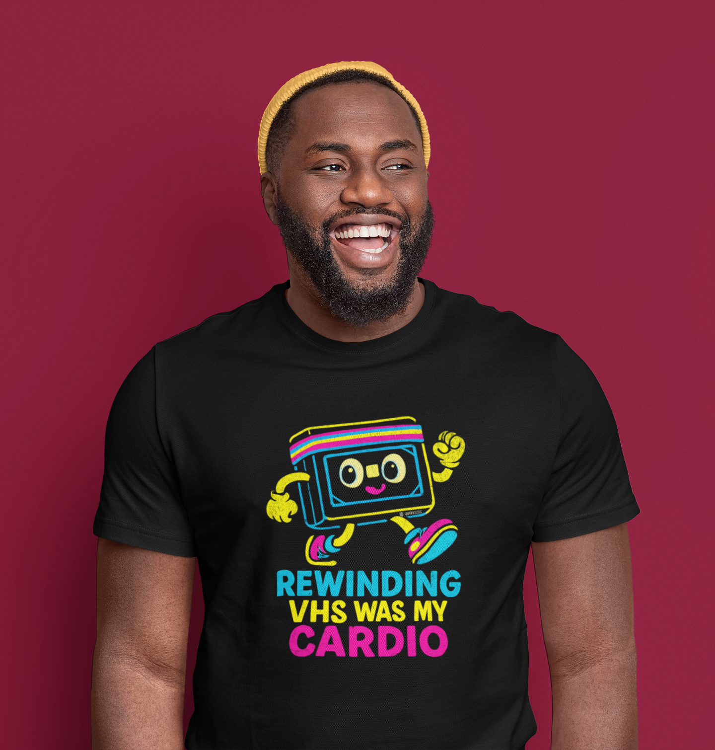 Retro VHS Cardio Unisex T-Shirt, Vintage Fitness Tee, Funny Gift, 80s Nostalgia Apparel, Movie Buff Shirt