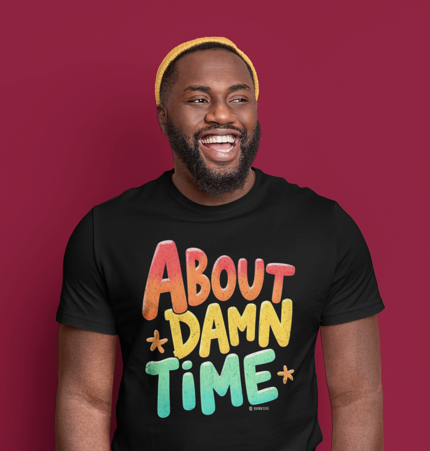 Funny Unisex T-Shirt - About Damn Time Tee for Millennials