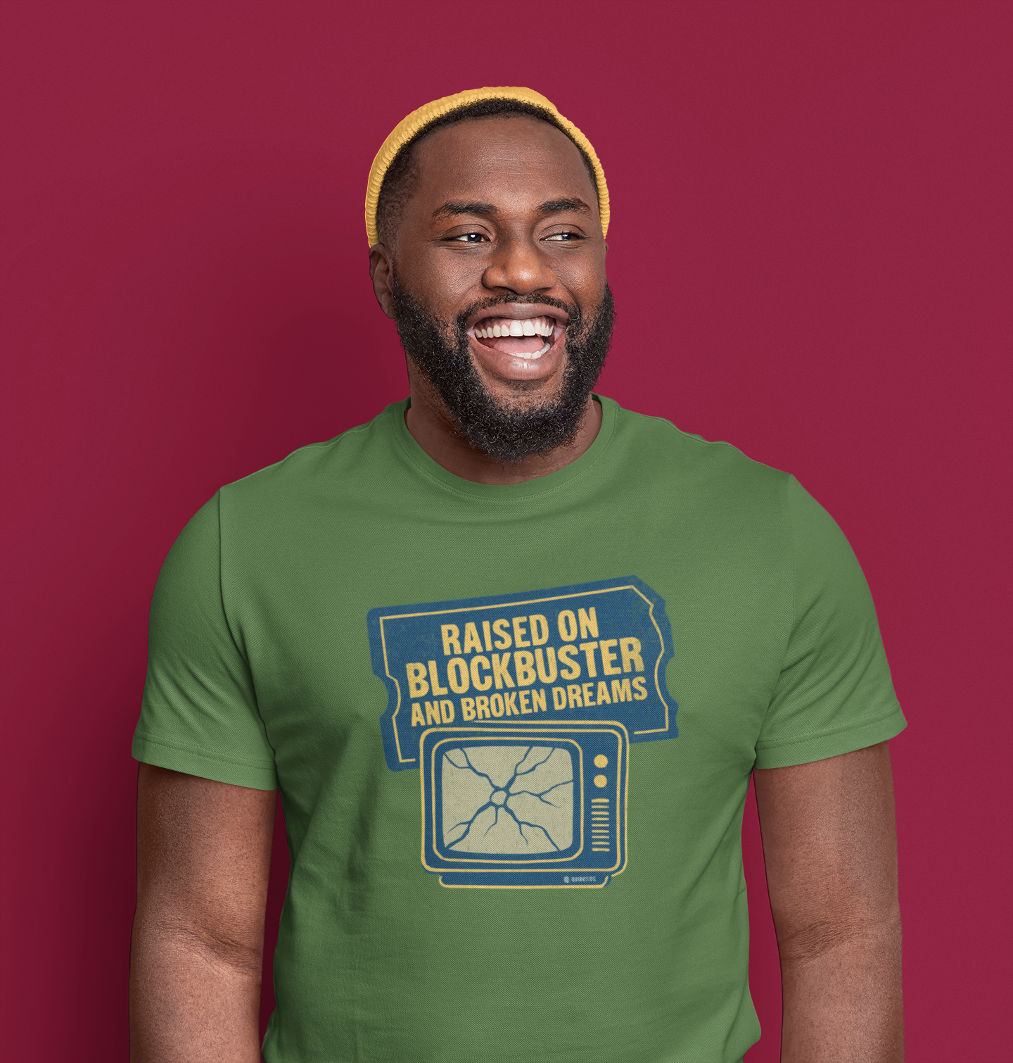 Raised on Blockbuster T-Shirt, Funny Unisex Tee, Gift for Millennials, Casual Wear, Humor Shirt, Relaxed Fit T-Shirt