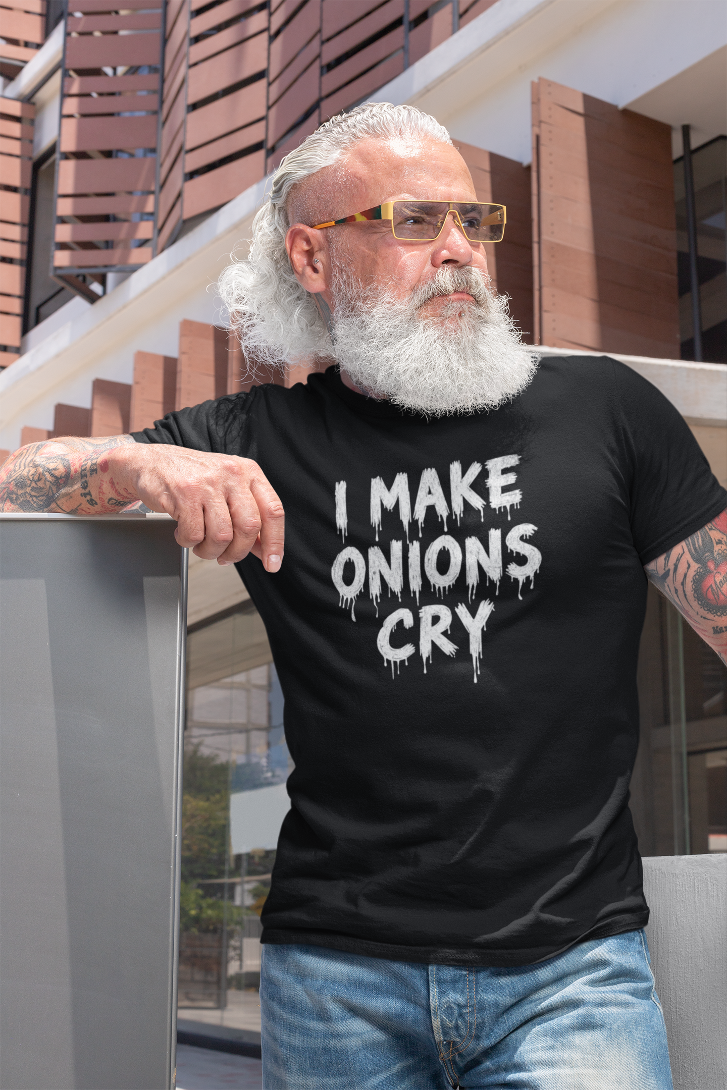 I Make Onions Cry, Gift for Millennials, Casual Wear, Humor Shirt, Relaxed Fit T-Shirt