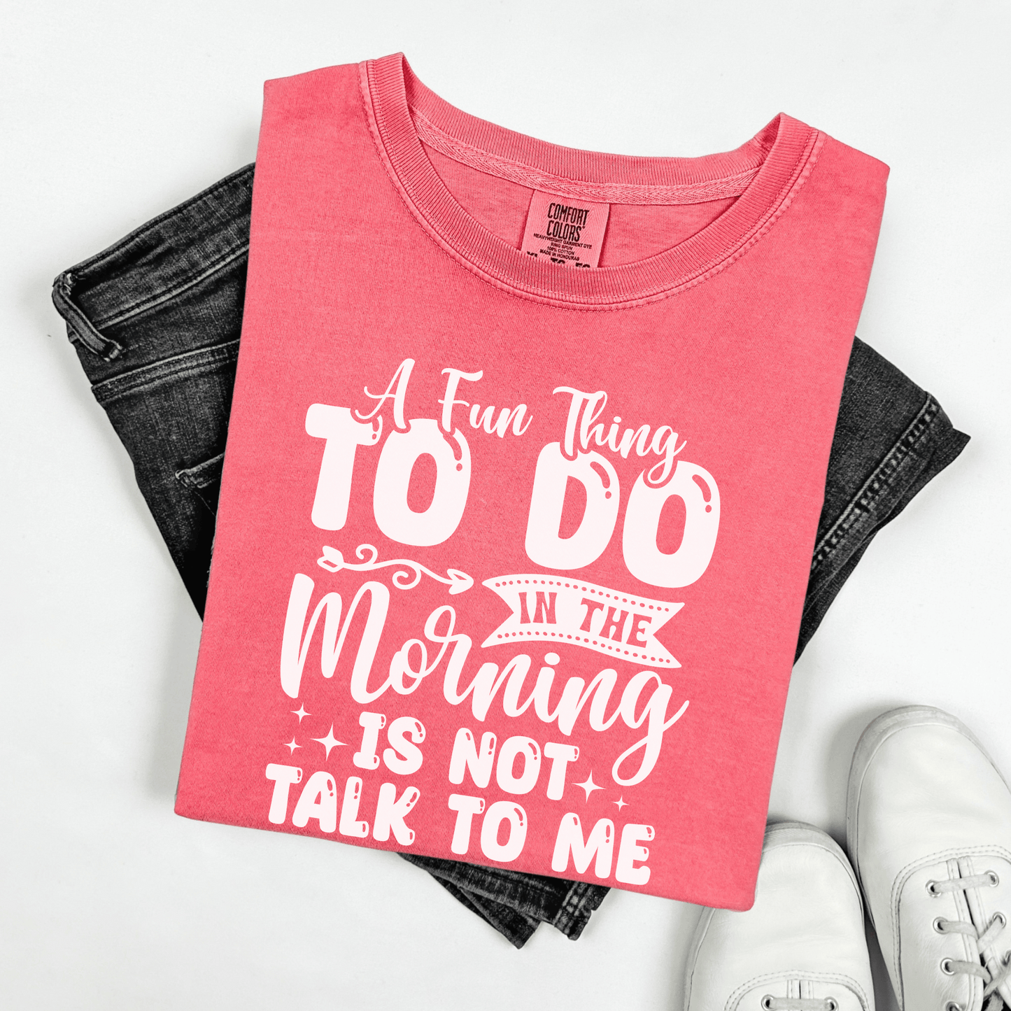 Funny Message Unisex T-shirt, Not a Morning Person Tee, Sleepyhead Shirt, Lazy Day Top, Sarcastic Graphic Tee - Quirkside Creations