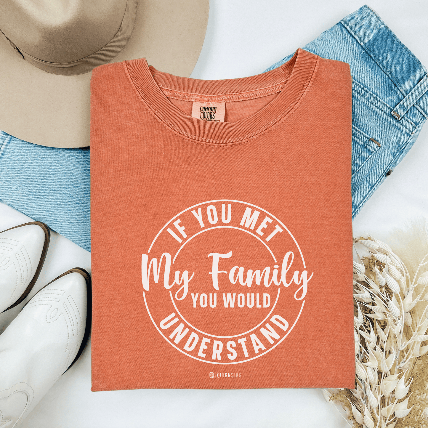 Funny Family Traits Unisex T-shirt, Humorous Cotton Tee, Gift for Him or Her, Casual Top, Comical Graphic Shirt - Quirkside Creations