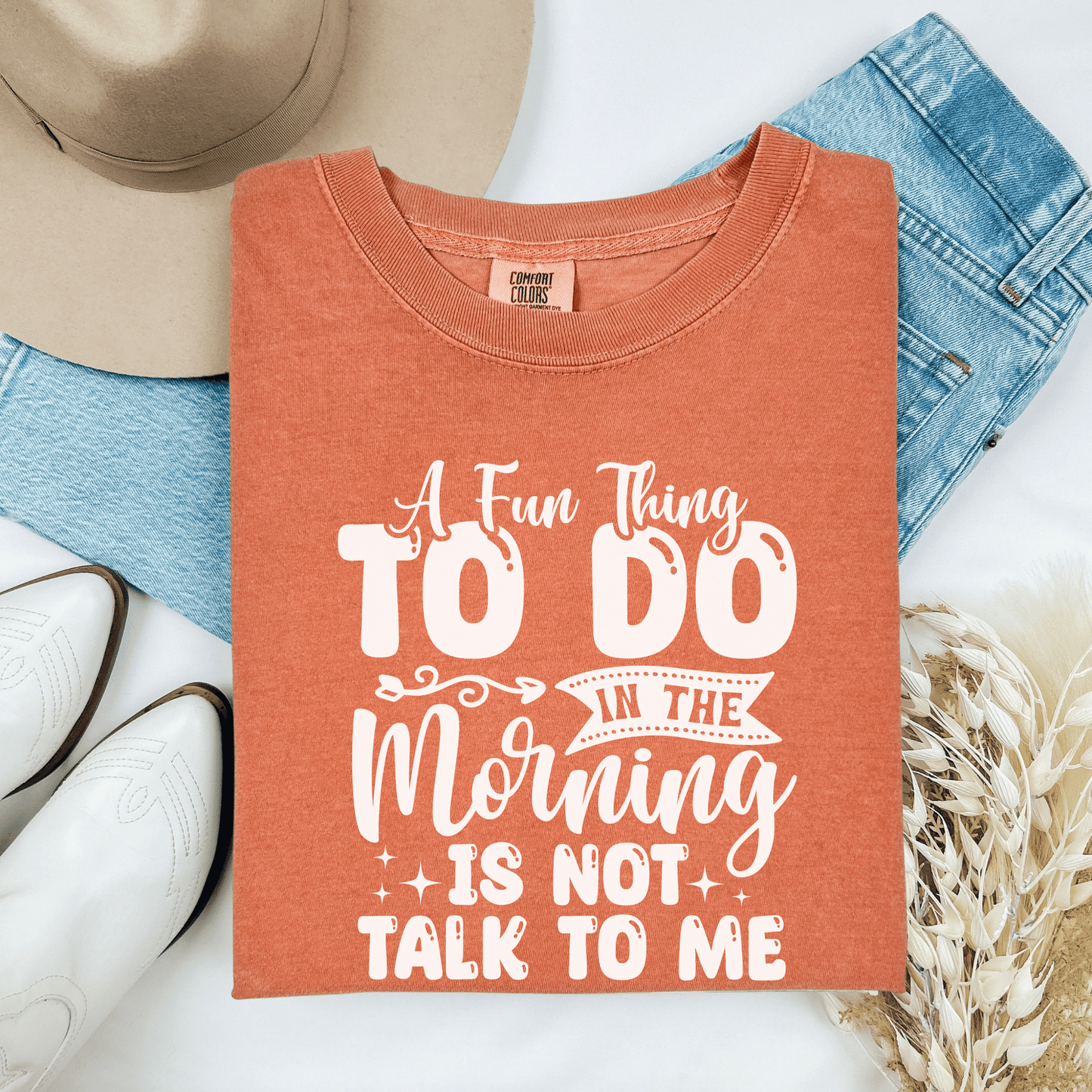 Funny Message Unisex T-shirt, Not a Morning Person Tee, Sleepyhead Shirt, Lazy Day Top, Sarcastic Graphic Tee - Quirkside Creations