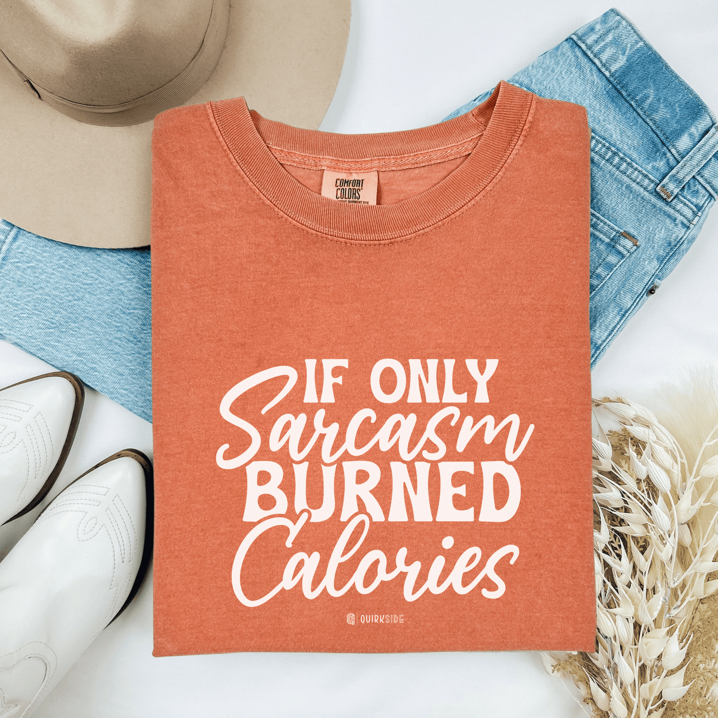 Funny Unisex Garment-Dyed T-shirt, Premium Sarcastic Tee, Humorous Adult Joke Top, Novelty Graphic Tee - Quirkside Creations