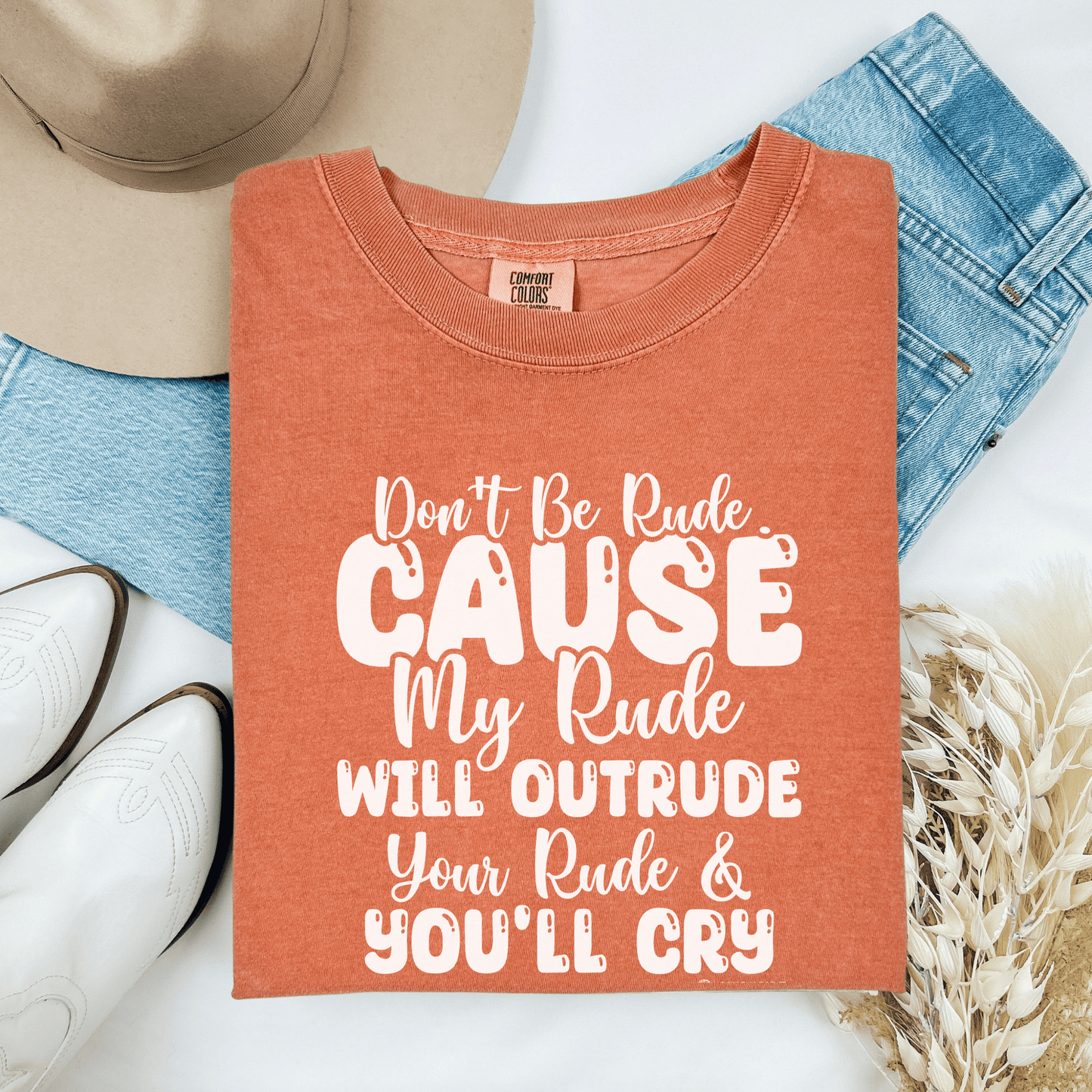 Funny Warning Unisex T-shirt, Do Not Be Rude Tee, Humorous Graphic Shirt, Sarcastic Top, Novelty Gift for Men and Women - Quirkside Creations