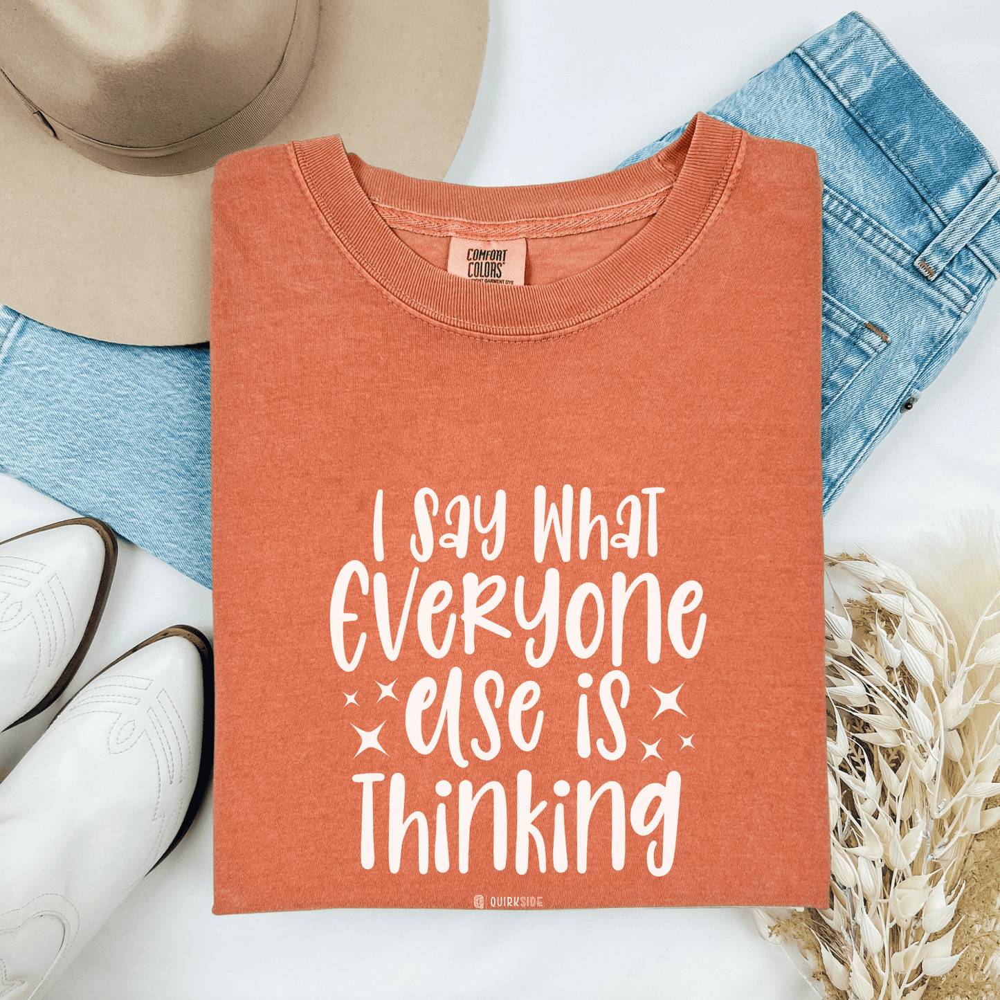 Funny Free Spirit Tee, Unisex Graphic T-shirt, Bold Statement Shirt, Sarcastic Tee, Cool Graphic Tee, Unique Gift Shirt - Quirkside Creations