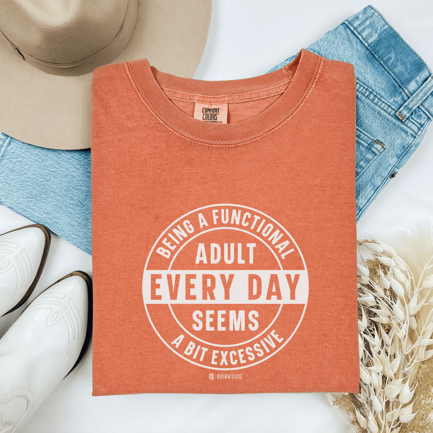 Funny Adulting Unisex T-shirt, Sarcastic Complaint Tee, Humorous Growing Up Shirt, Novelty Graphic Top, Comical Life Quote Apparel - Quirkside Creations
