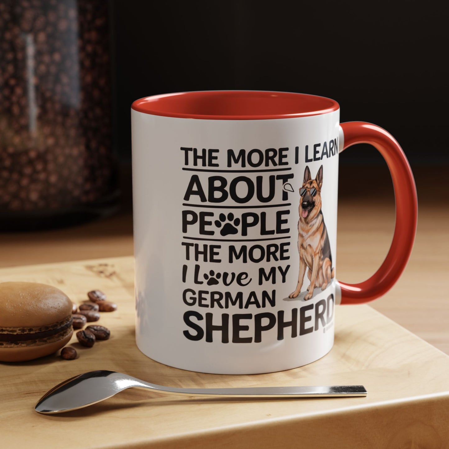 German Shepherd Love Coffee Mug, Dog Lover Gift, Pet Owner Mug, Birthday Gift, Animal Lover, Personalized Mug